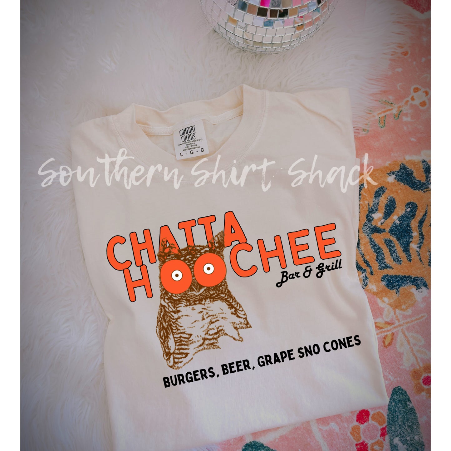 Chattah00chee Comfort Colors tee | Ivory