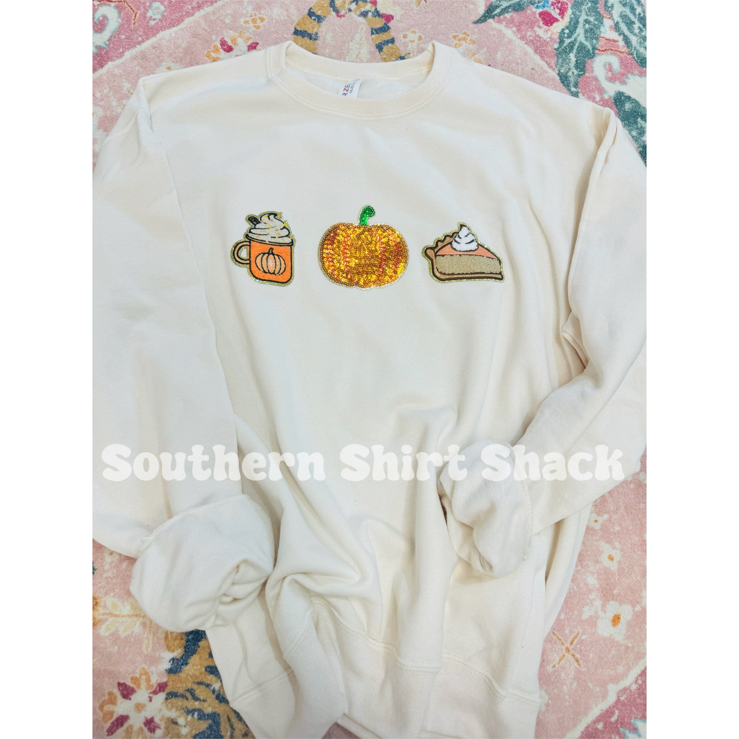 Fall things patch Sweatshirt | Cream