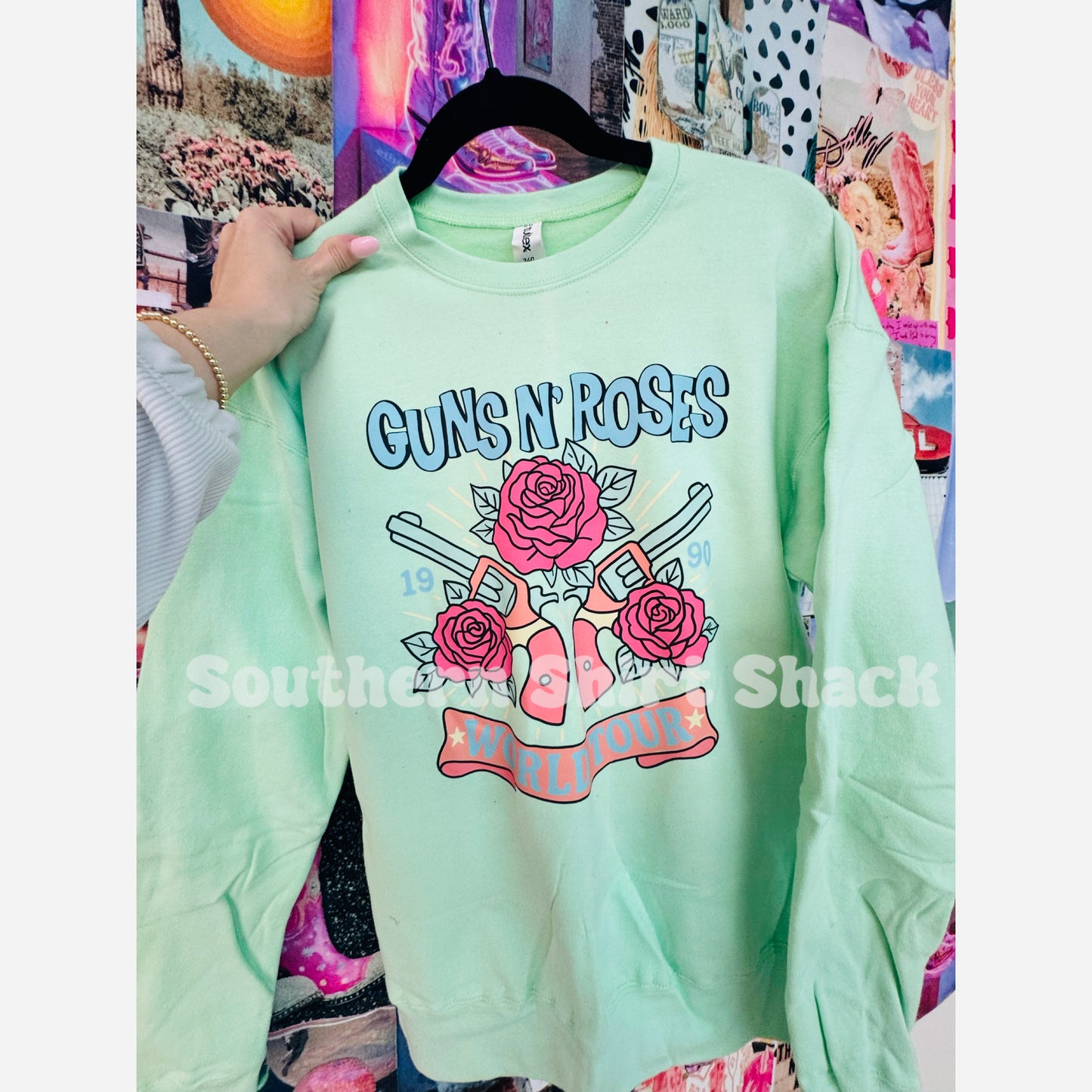 Roses Band Sweatshirt