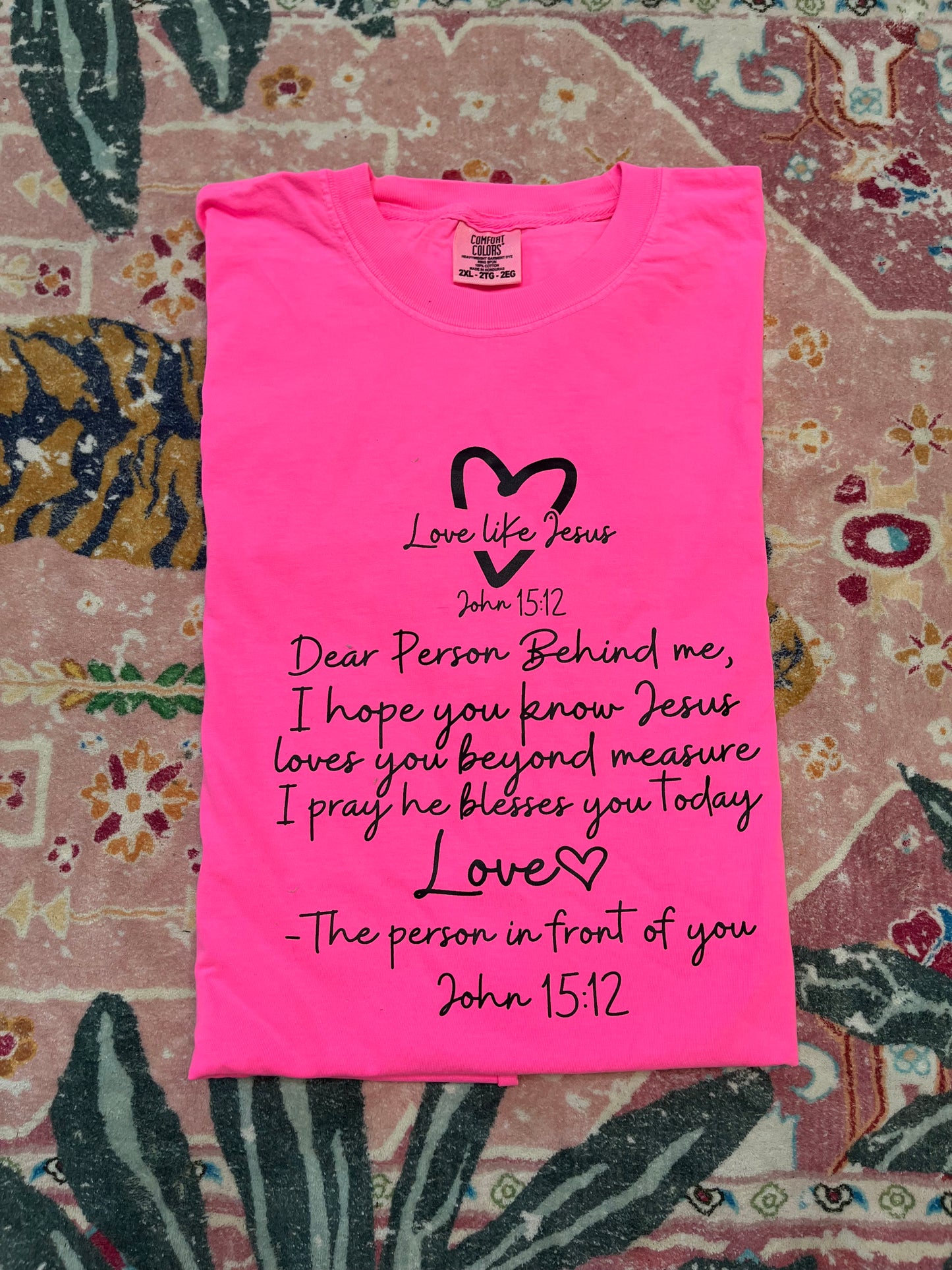 OOPSIE love like Jesus cc shirt | 2XL | READY TO SHIP