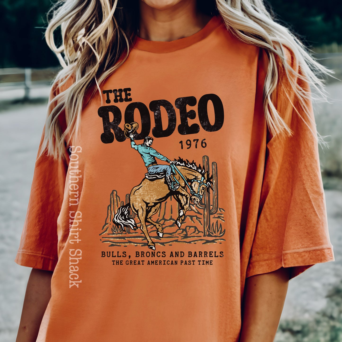 Vintage rodeo life | Yam Comfort Colors tee