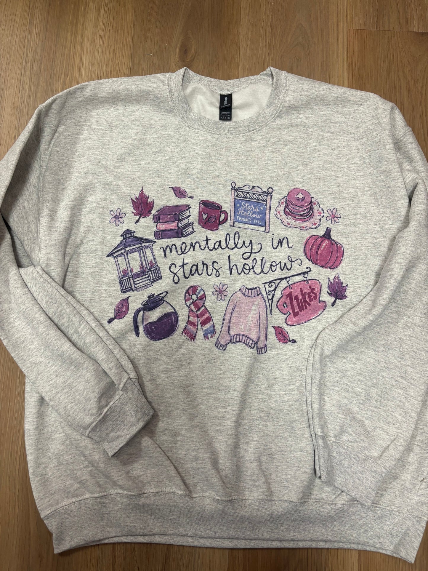 Oopsie stars hollow sweatshirt | xl | READY TO SHIP