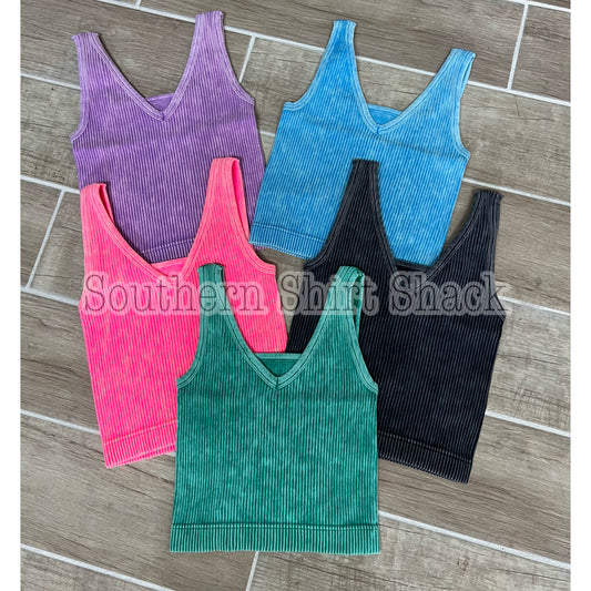 Make it happen ~ reversible ribbed tank