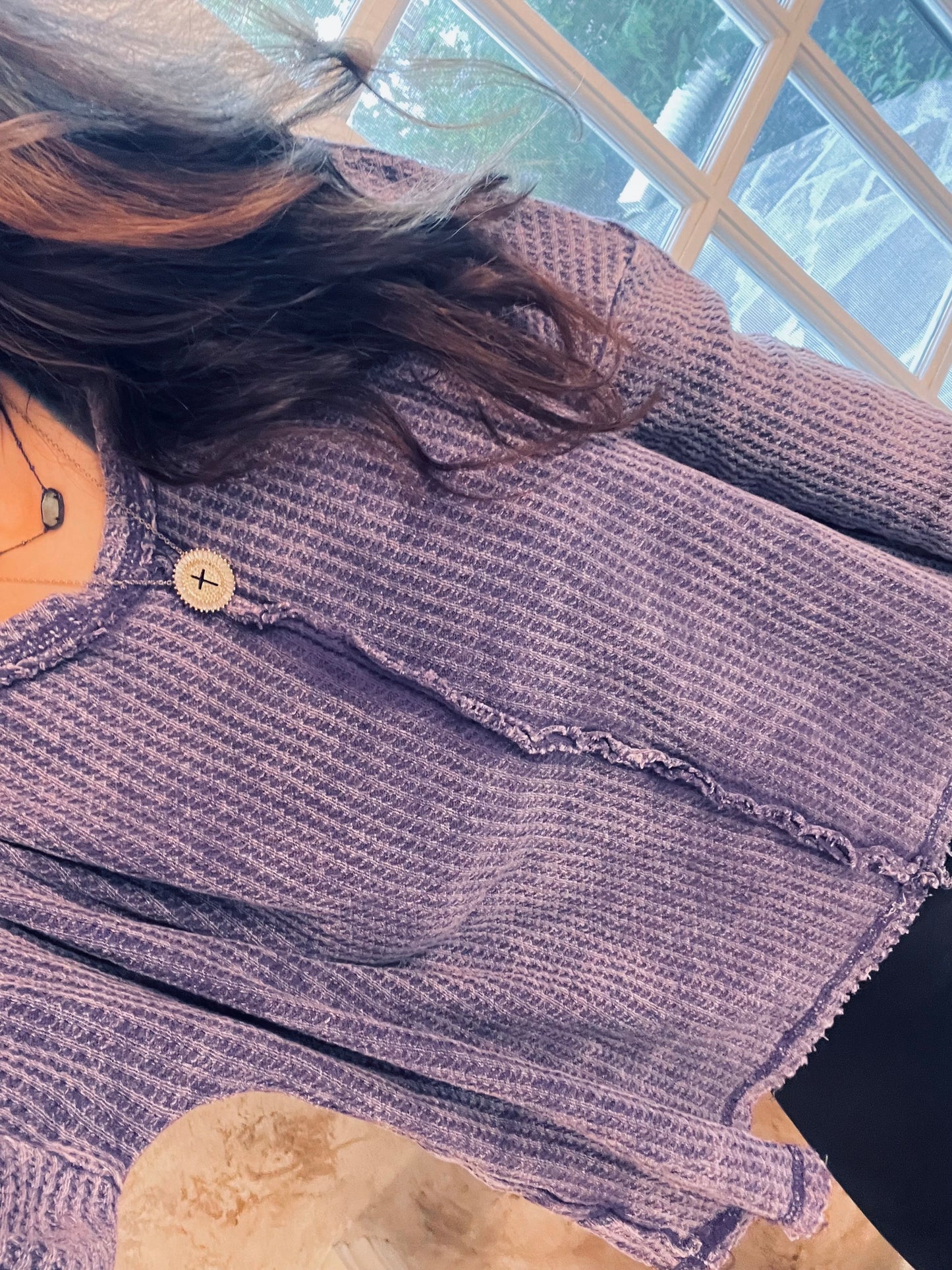 Baby waffle long sleeve top | ready to ship