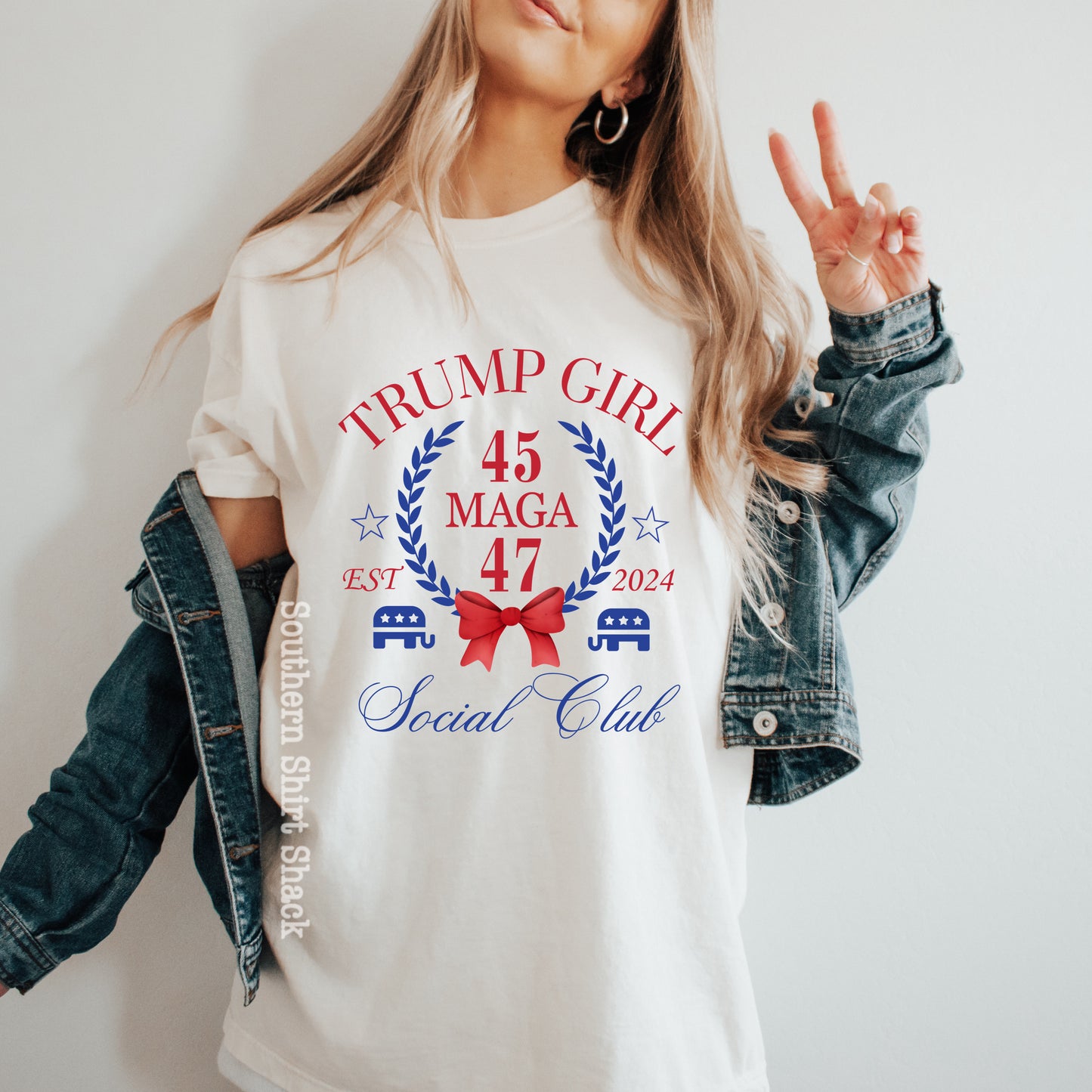 Trump Girl Social Club CC tee