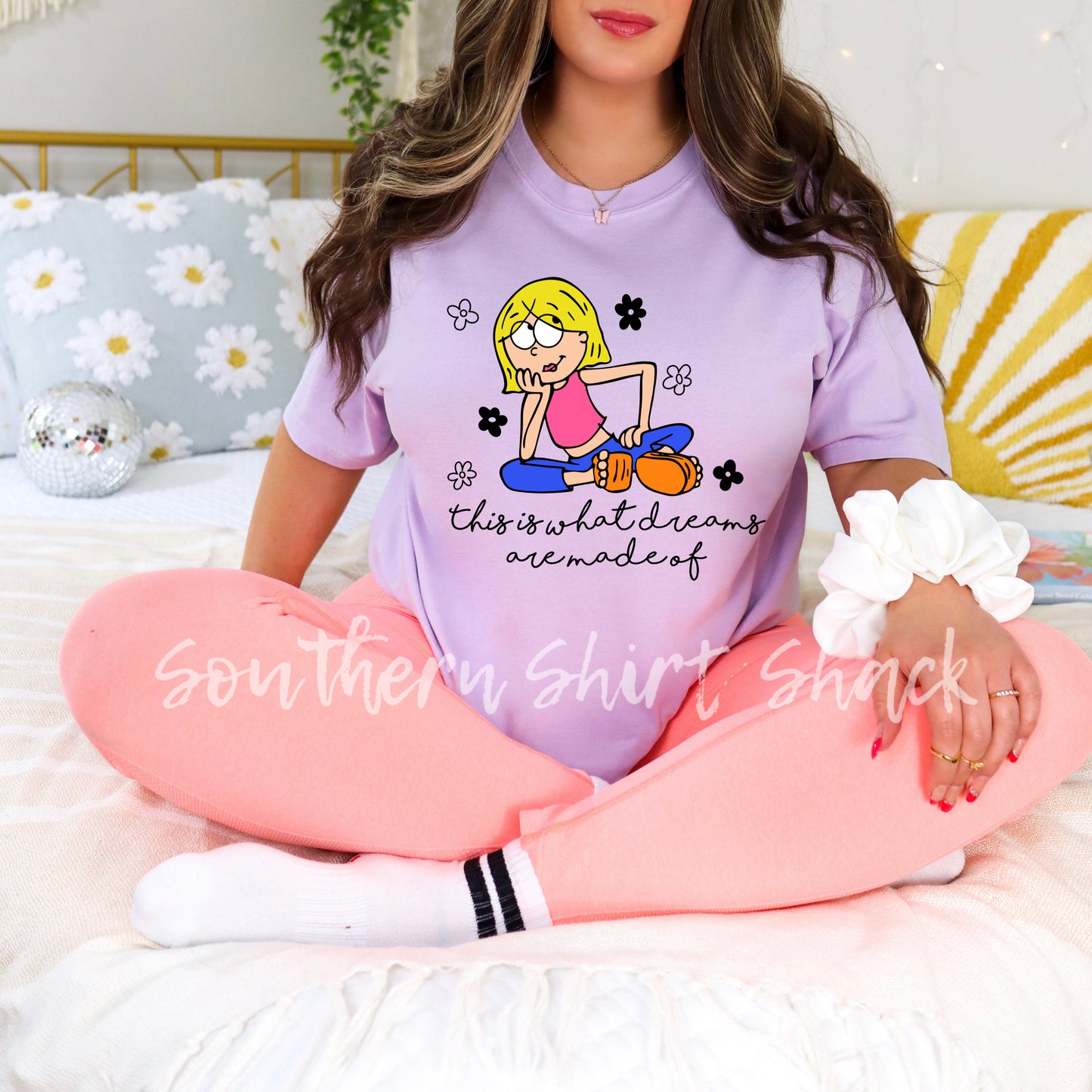 What dreams are made of Comfort Colors tee | Light Purple