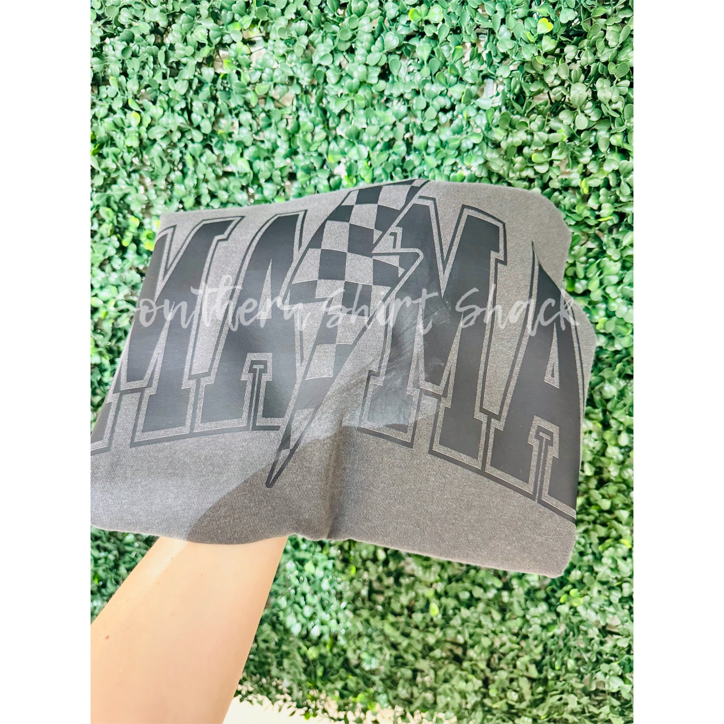 Checkered Mama Bolt CC tee | Pepper