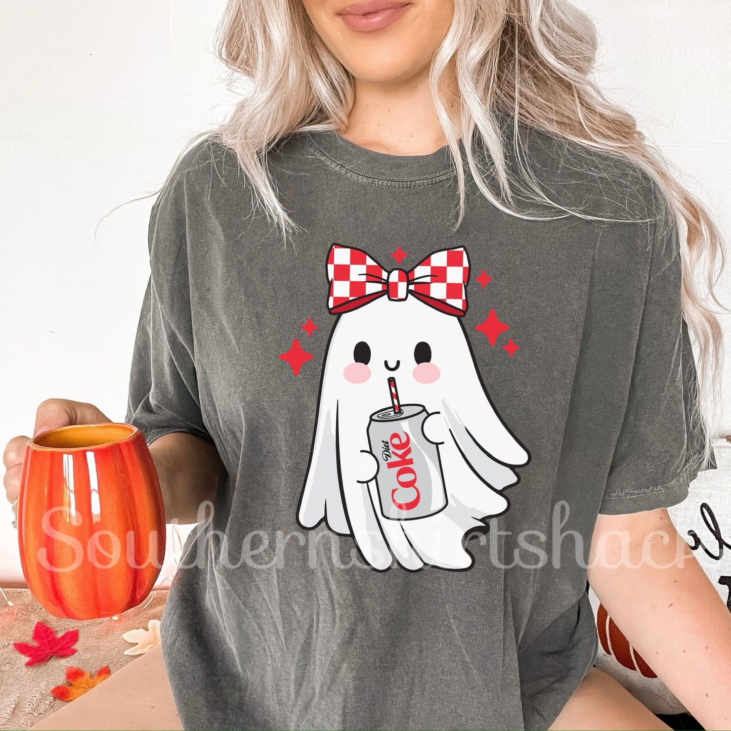 Trendy Ghoul Drink | MULTIPLE OPTIONS | Pepper Comfort Colors Tee
