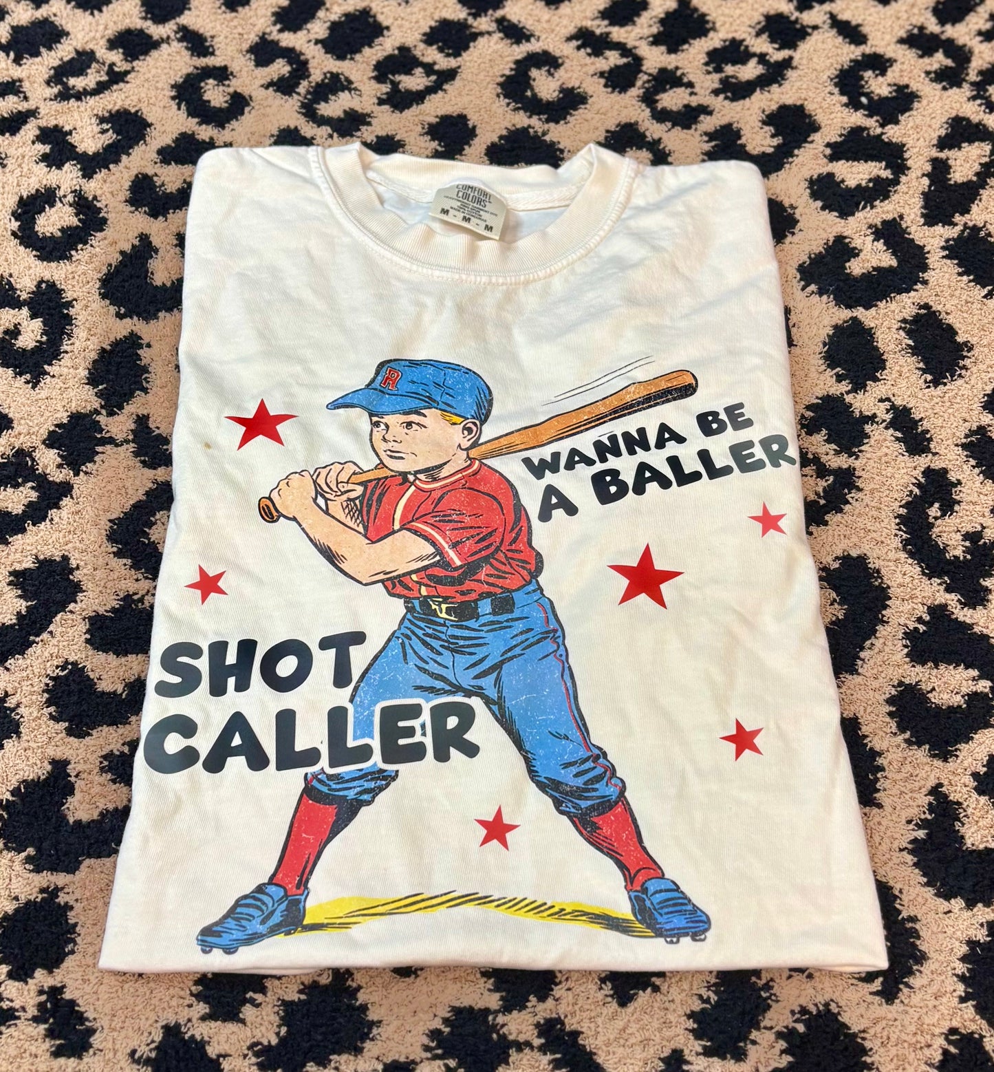 Oopsie shot caller baseball cc shirt | MEDIUM | READY TO SHIP