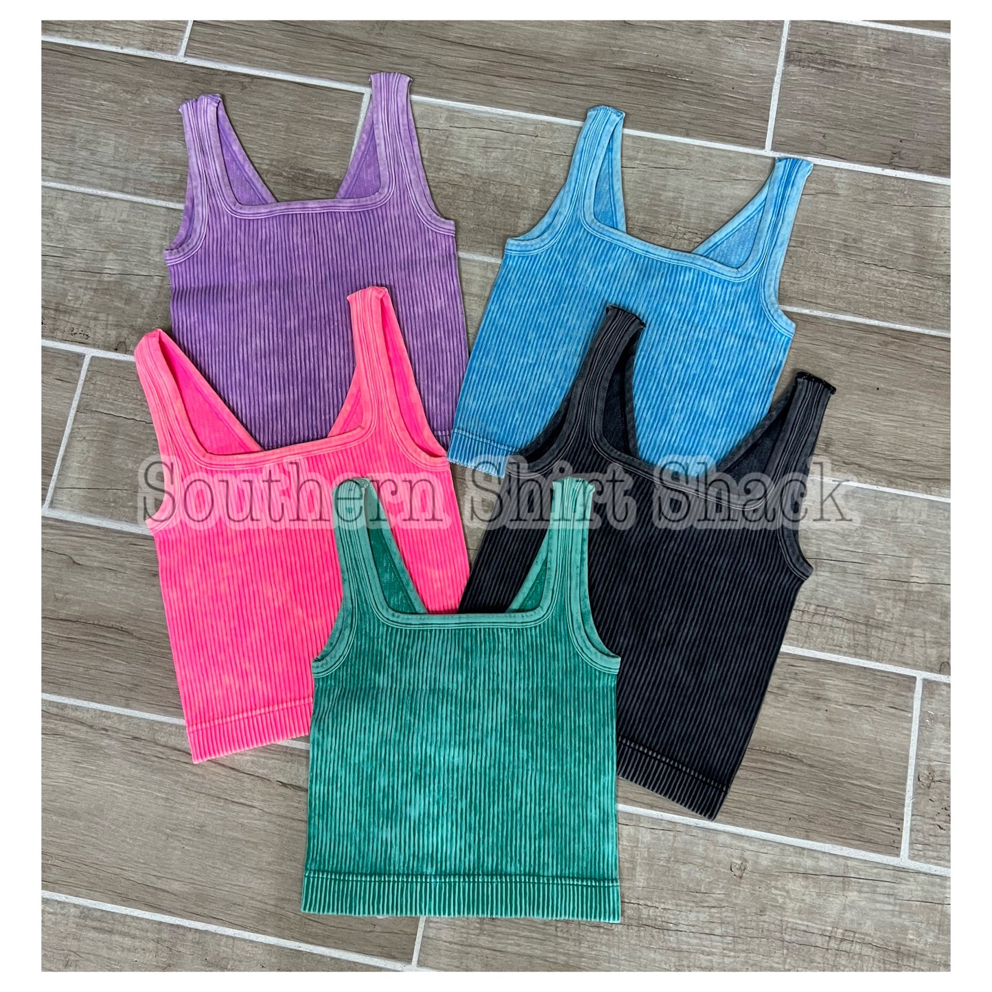 Make it happen ~ reversible ribbed tank