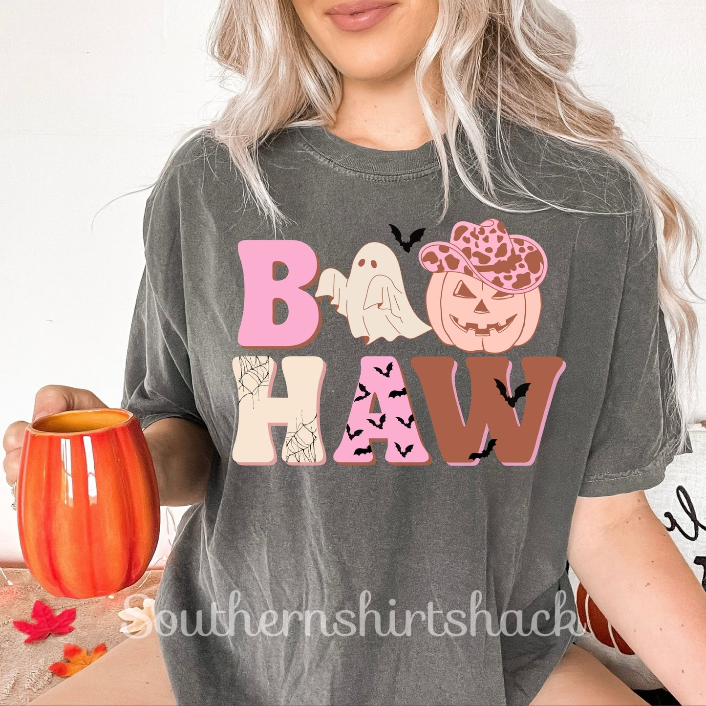 Boo Haw | Pepper Comfort Colors Tee
