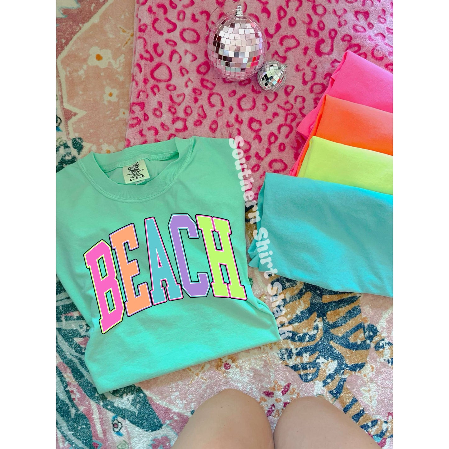 Varsity Beach Comfort Colors tee | Island Reef