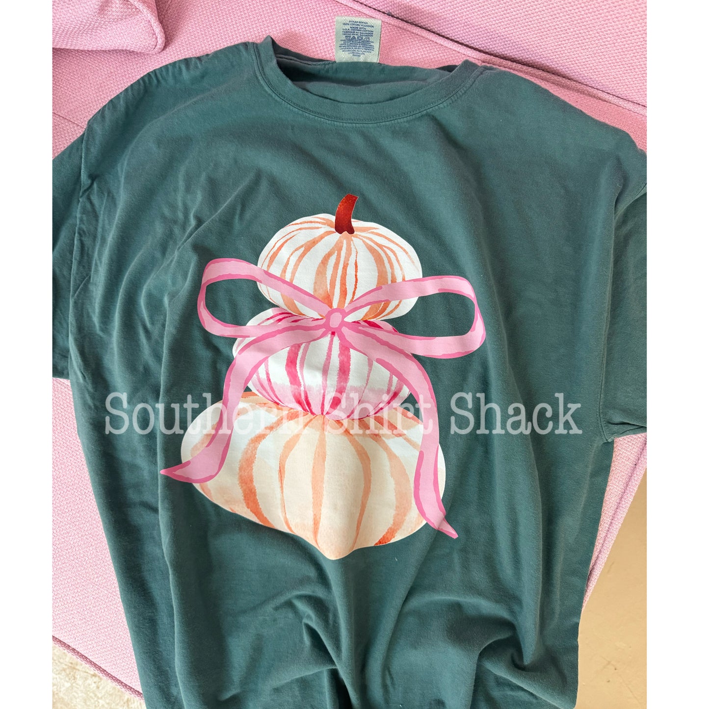 Preppy Pumpkins | Emerald GreeN CC tee