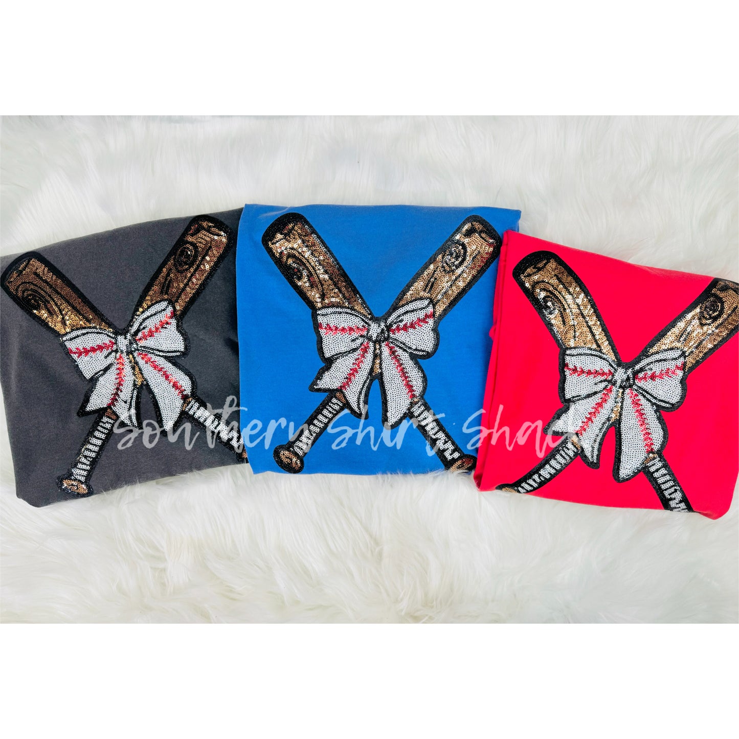 Baseball Bat Patch Comfort Colors Tee | add color in notes at checkout