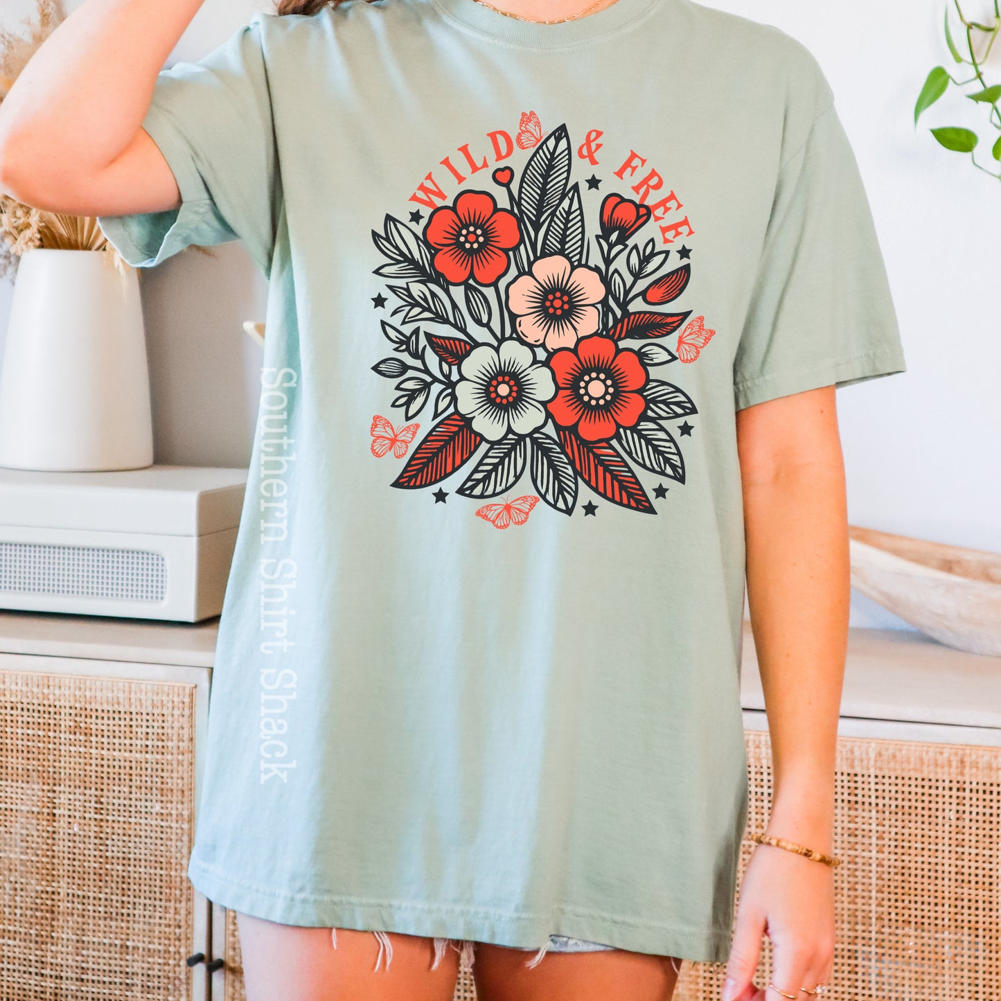 Wild & Free | Bay Comfort Colors tee