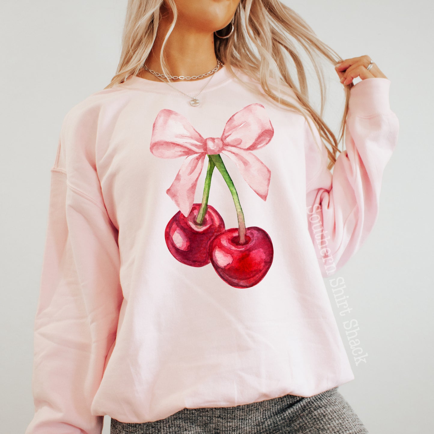 Preppy Cherry Sweatshirt