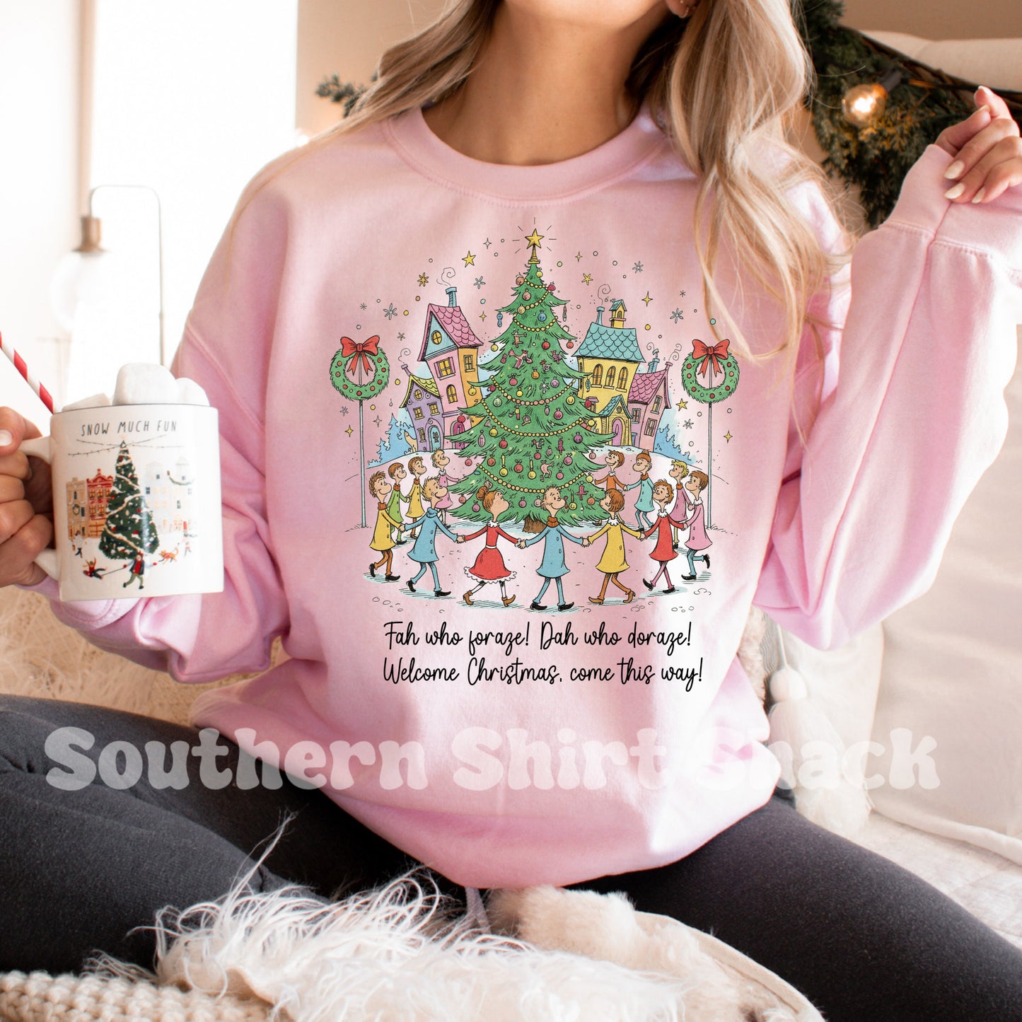 Dah who Doraze! | Light Pink Sweatshirt