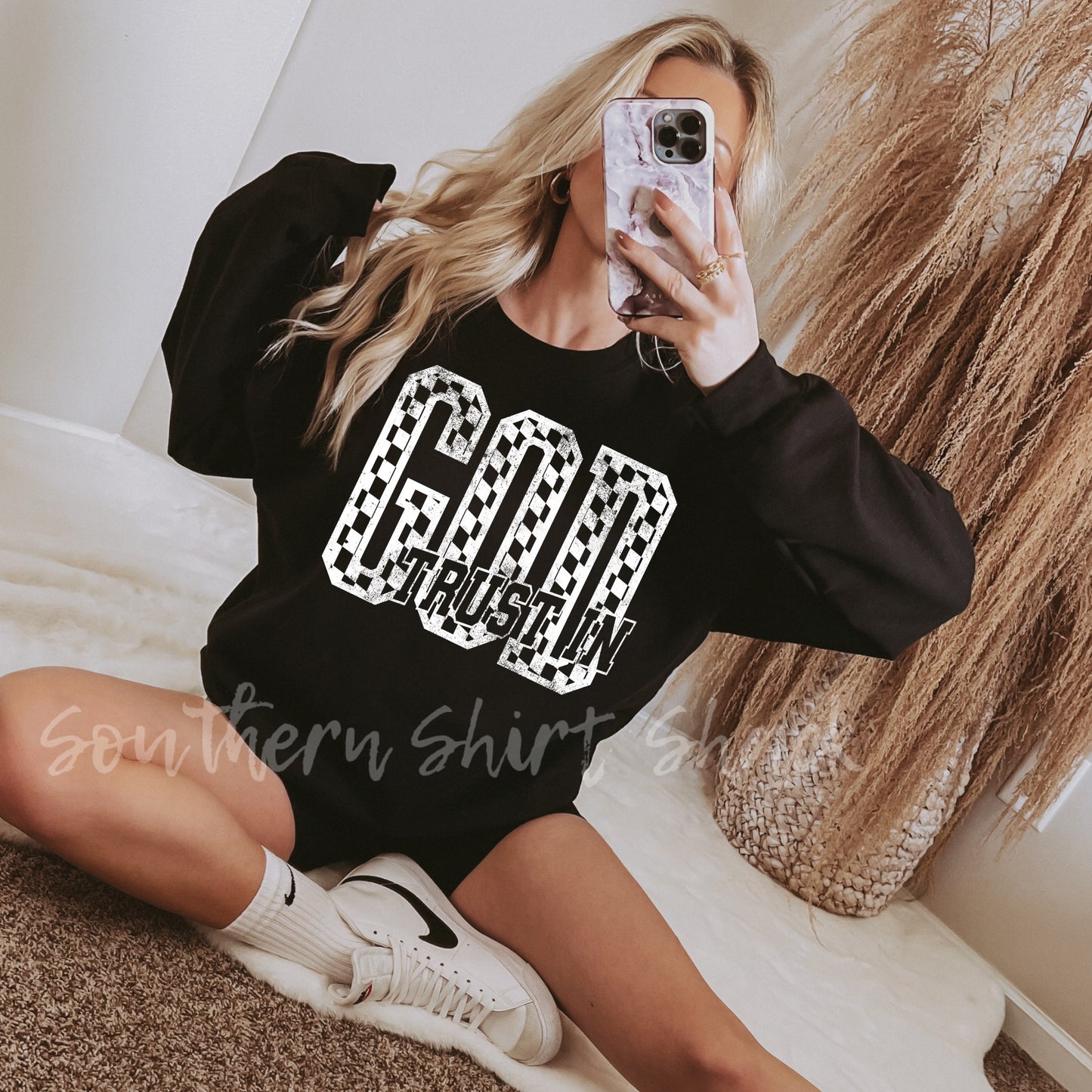 Trust in God Sweatshirt | Black