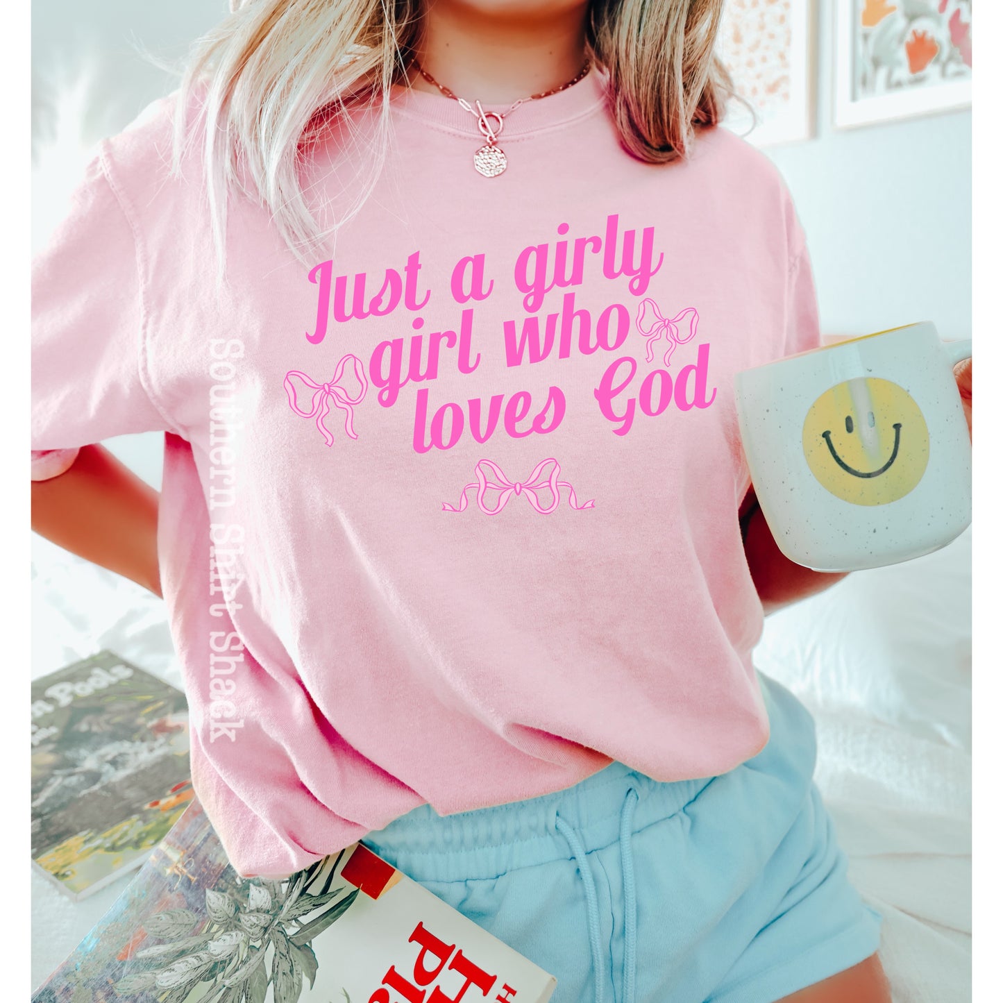 Girly who loves God CC tee