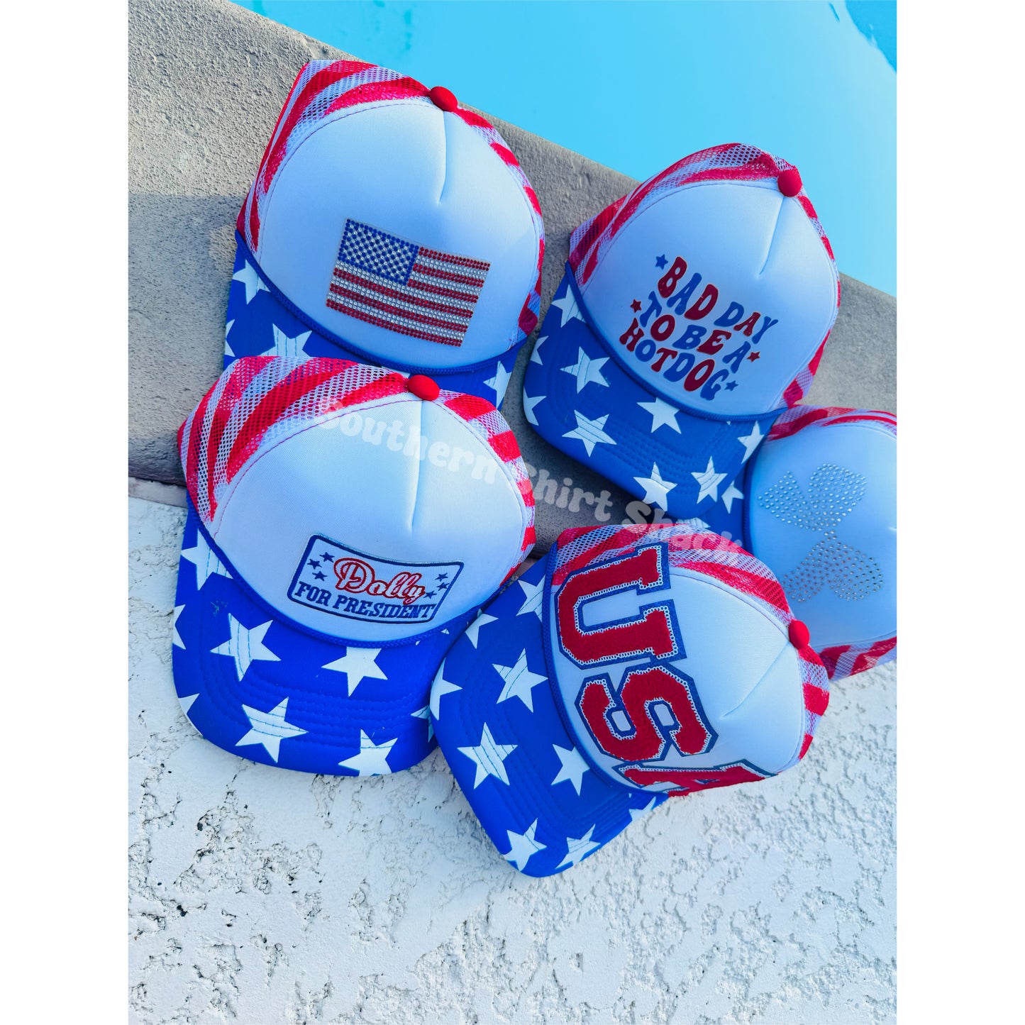 Stars & Stripes Trucker Hat | ready to ship