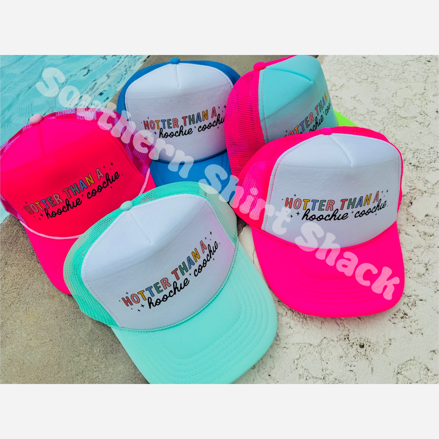 Hotter than a Hoochie Coochie Trucker Hat