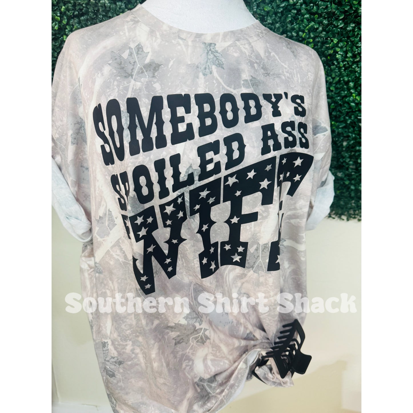 Spoiled A$$ Wife Icy Camo Tee