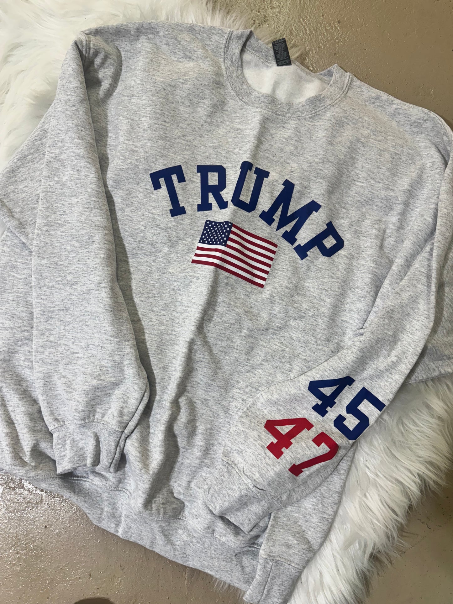 Trump 45-47 Sweatshirt | XL | READY TO SHIP