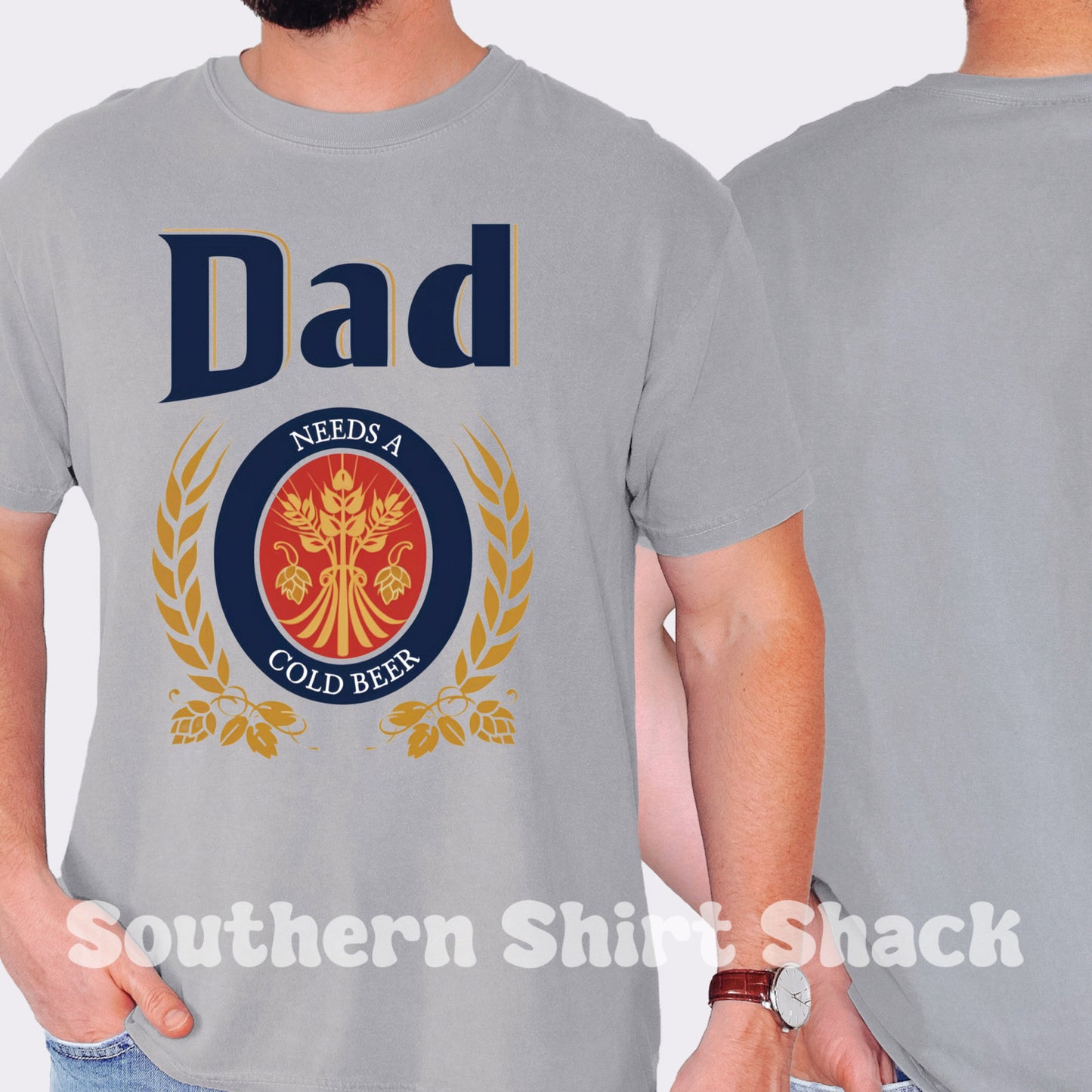 Dad needs a Beer Comfort Colors tee | Granite