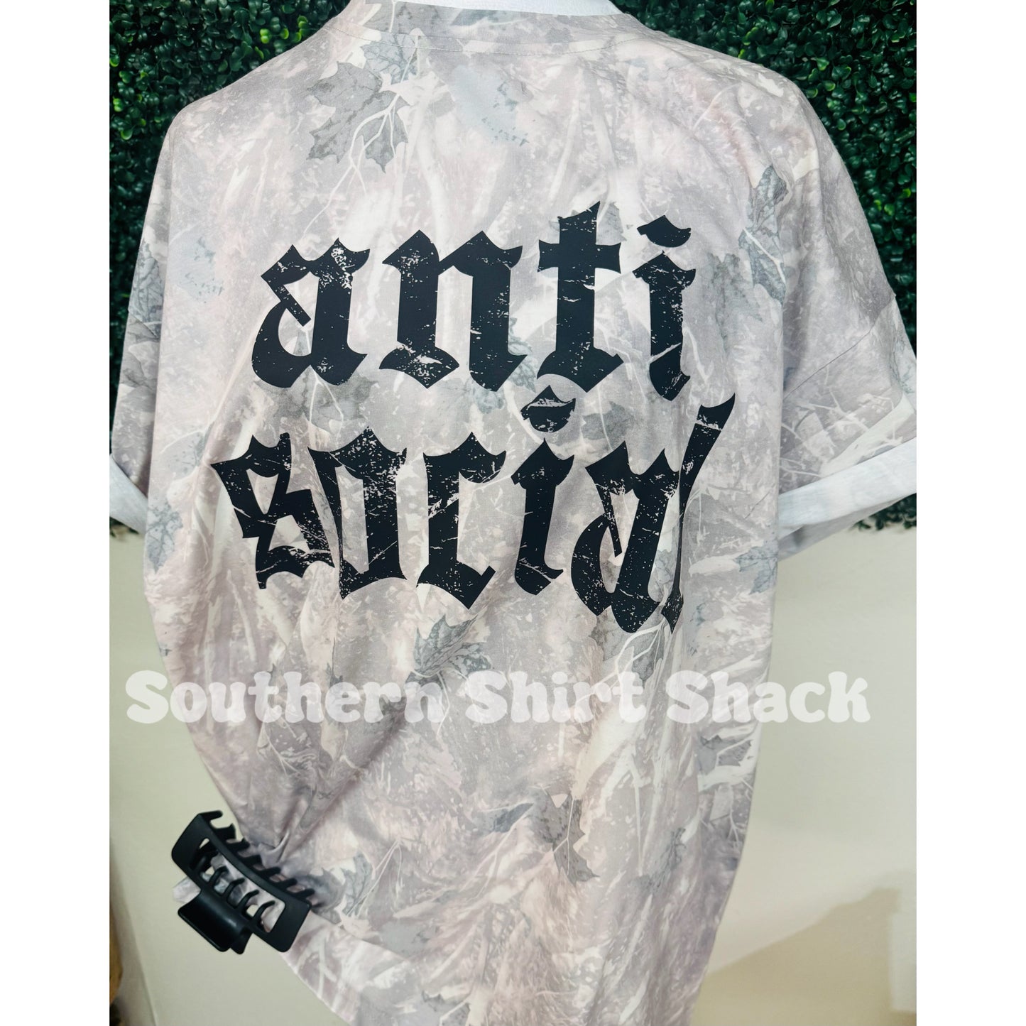 Anti Social Icy Camo Tee