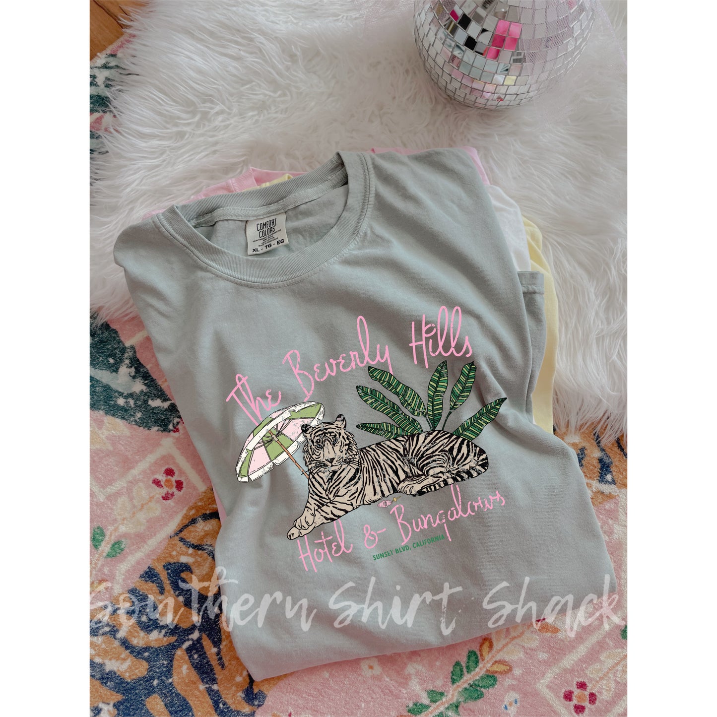 Beverly Hills Bungalows Comfort Colors tee | Bay