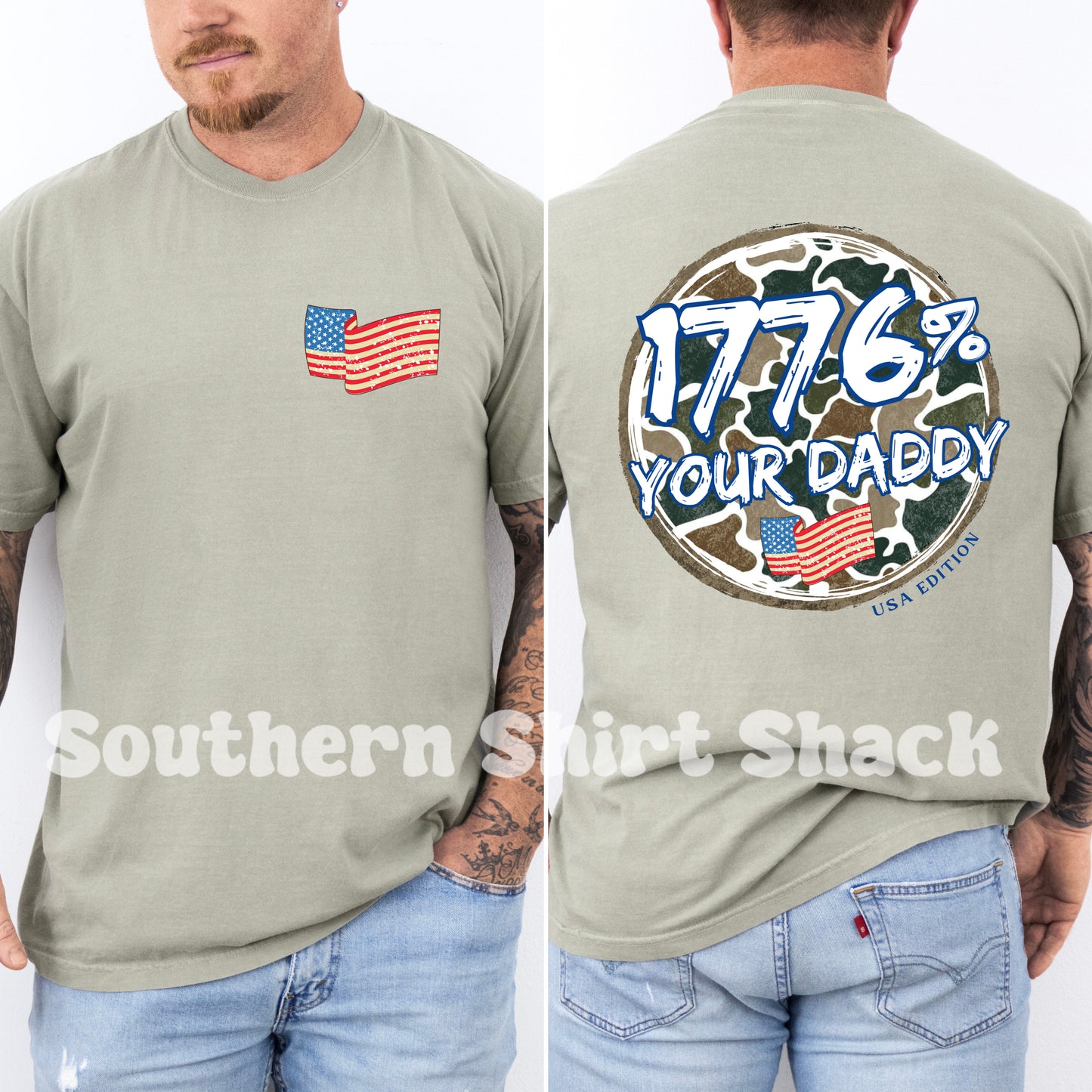 1776% Your Daddy | Multiple Color Options| Comfort Colors tee