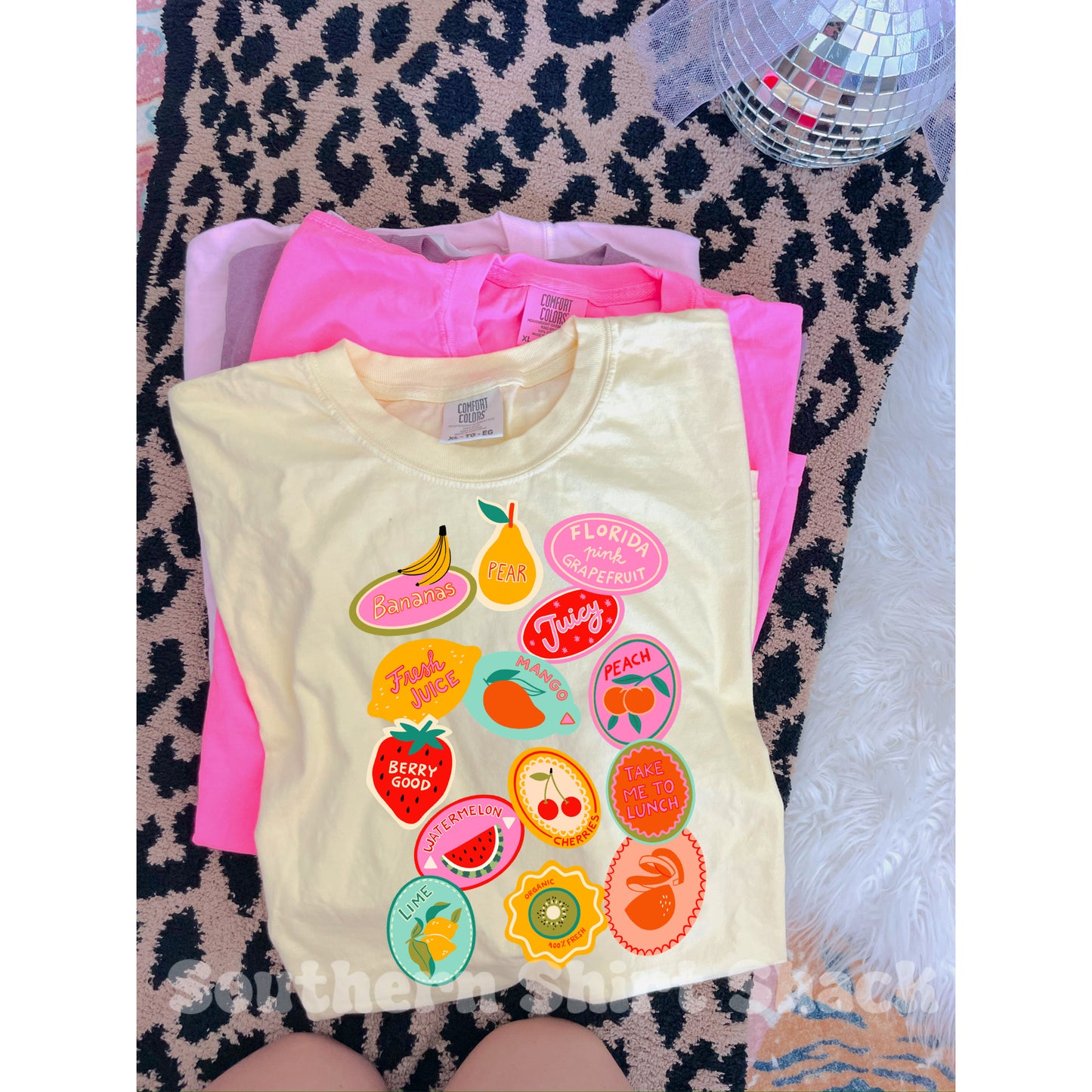 Trendy Fruits Comfort Colors tee | Banana