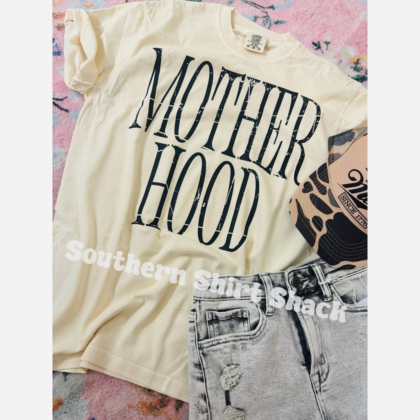 MOTHER HOOD Comfort Colors tee | Ivory