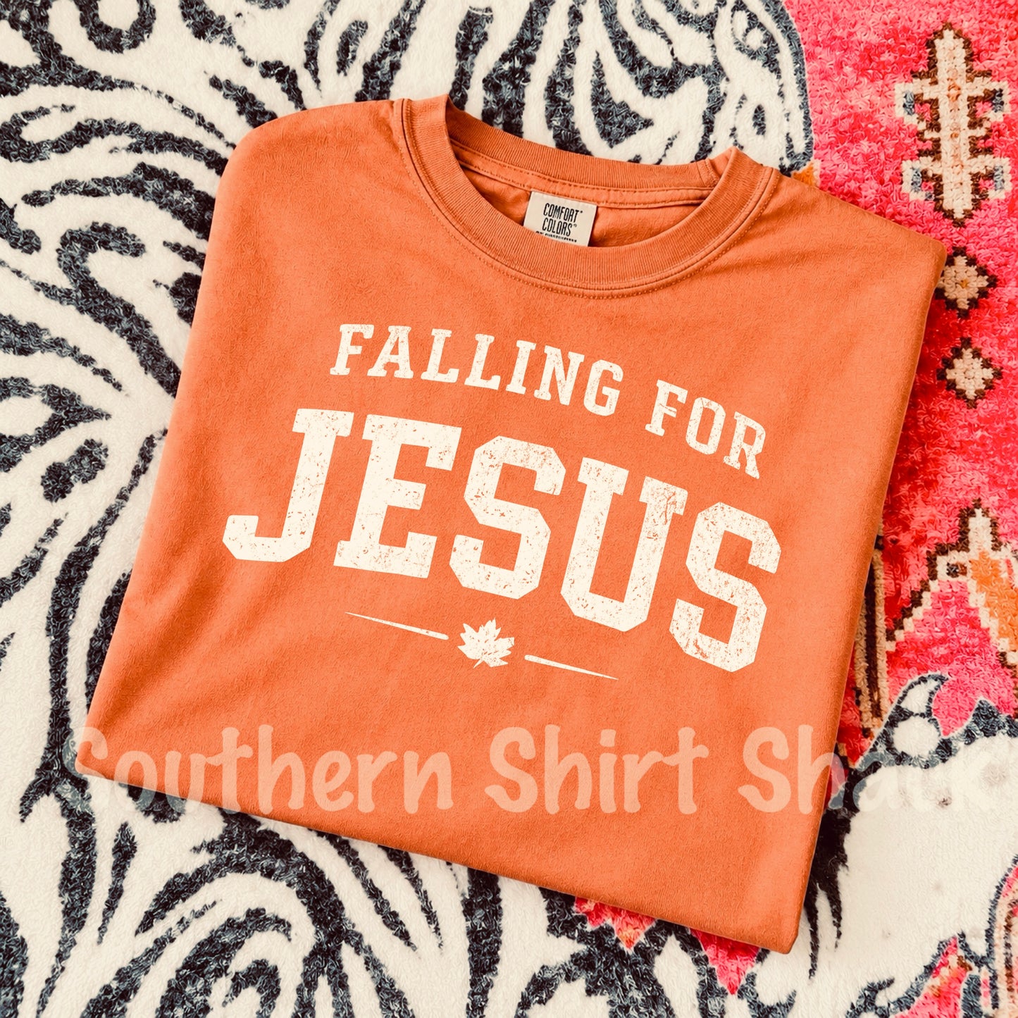 Falling for Jesus | Yam Comfort Colors tee