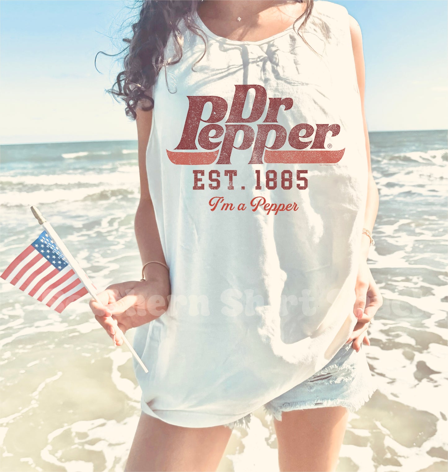 Retro Dr.P Comfort Colors tank | Ivory