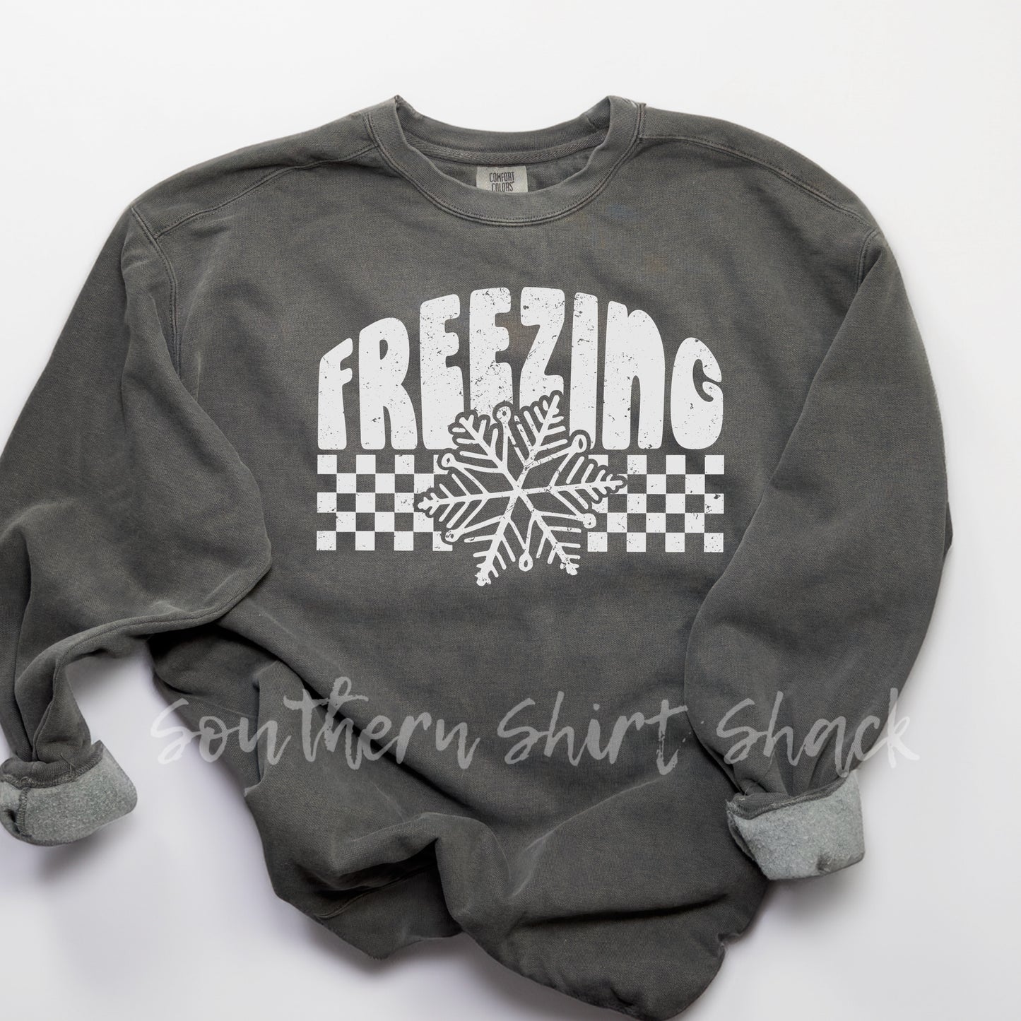 Freezing | Pepper Comfort Colors Sweatshirt