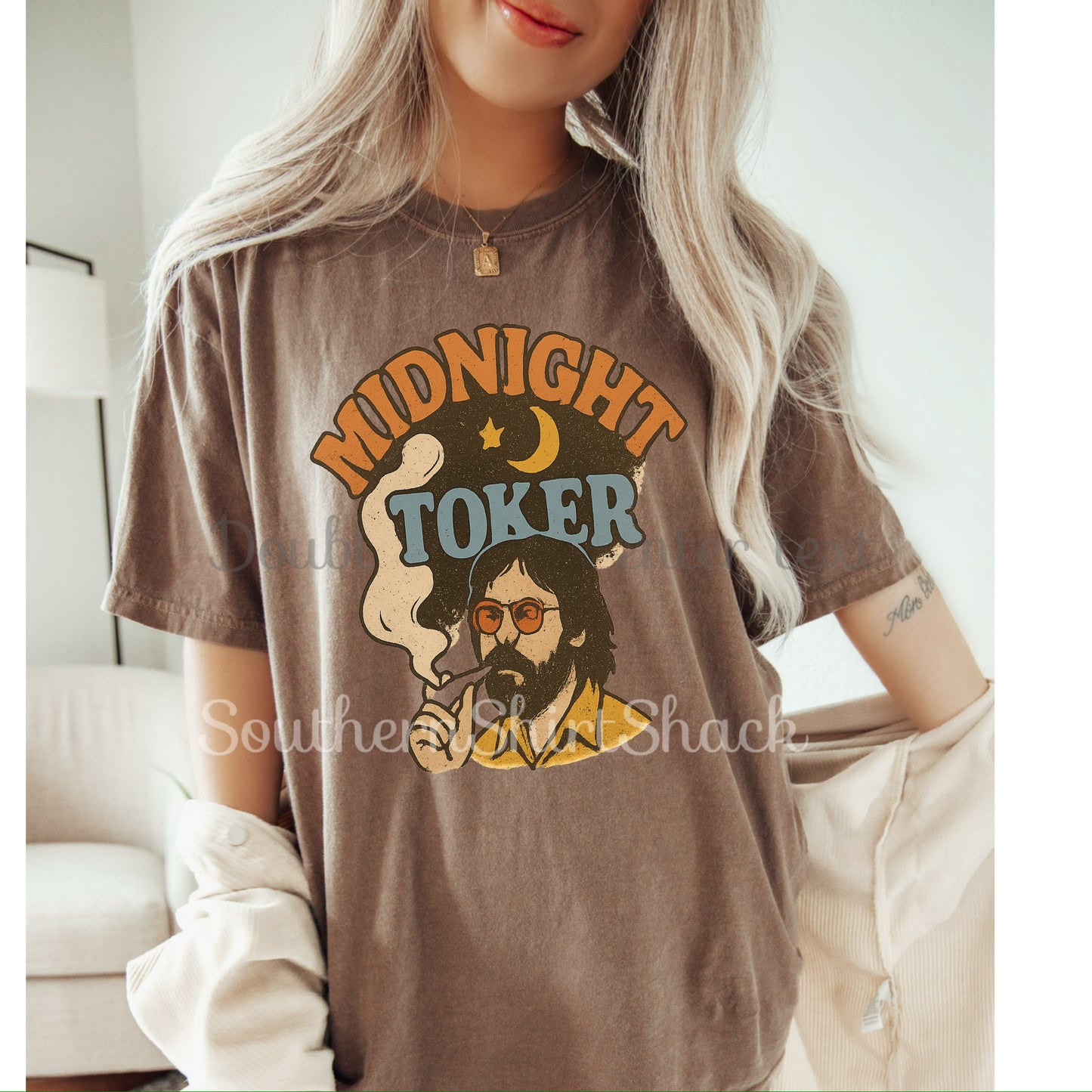 Midnight Toker Comfort Colors tee | Espresso