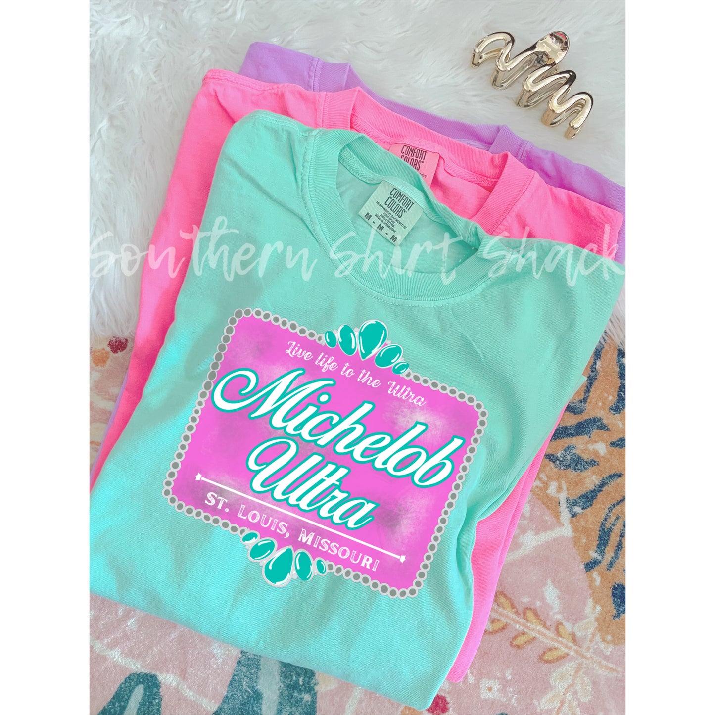 Mich Ultra Comfort Colors tee | Island Reef