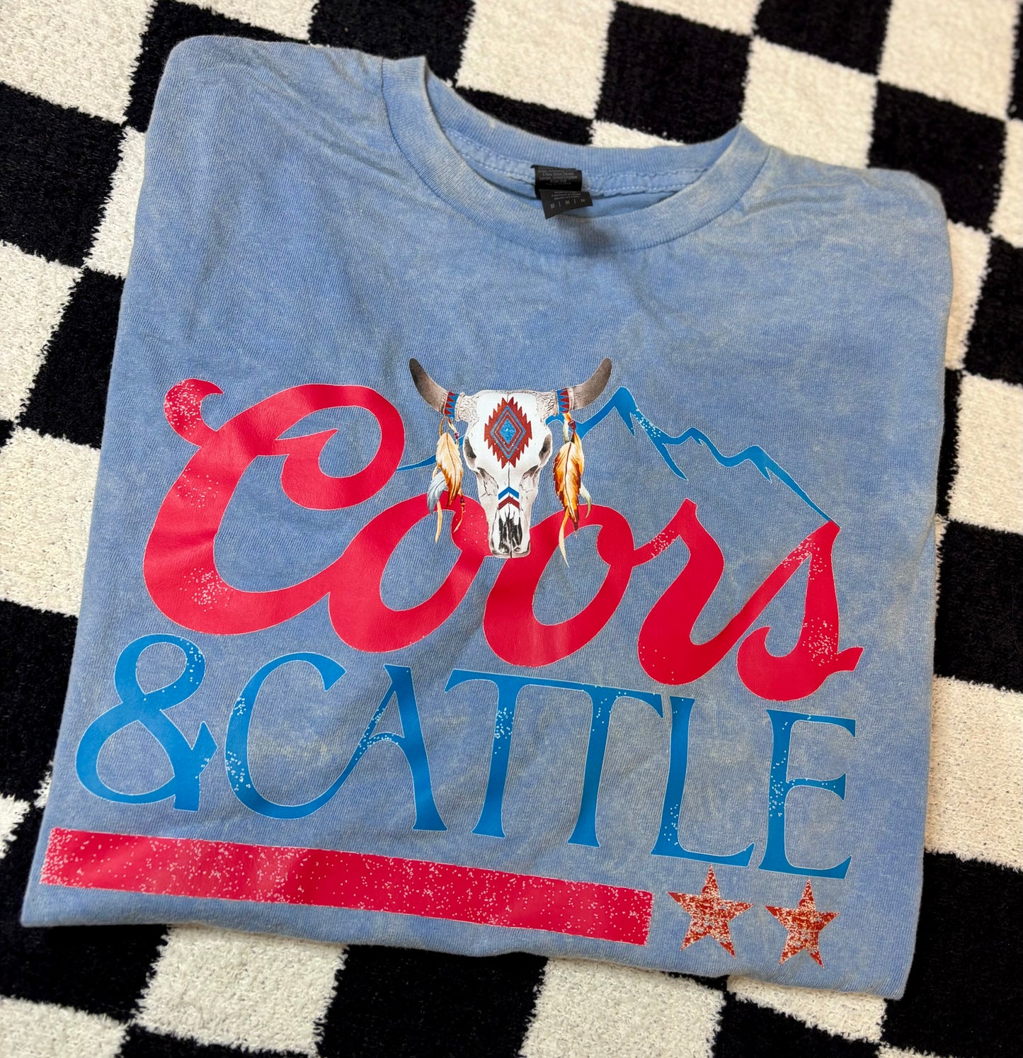 Beer and Cattle Mineral Wash T shirt | M | READY TO SHIP