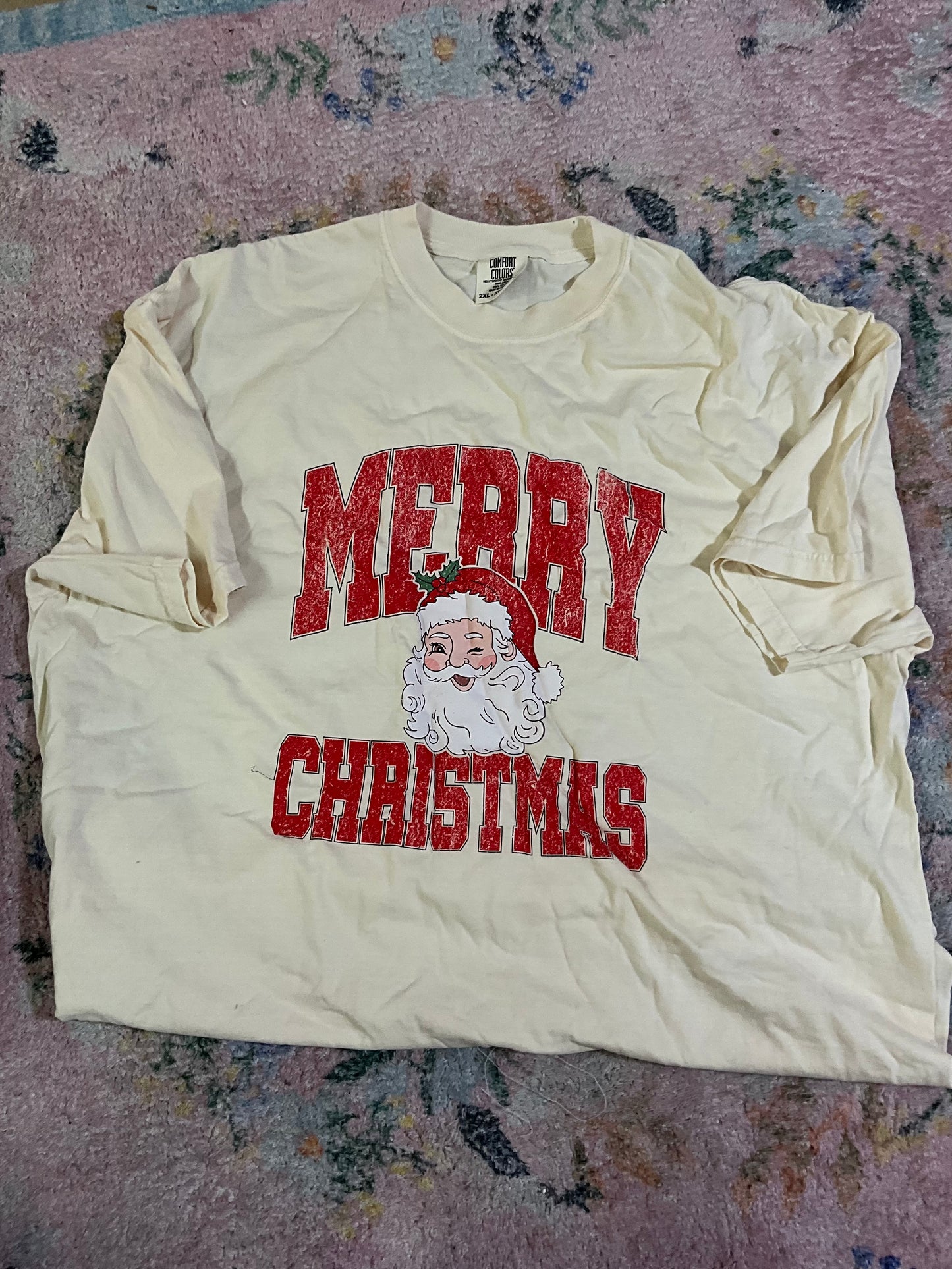 Oopsie Merry Christmas Santa tee | 2X | READY TO SHIP