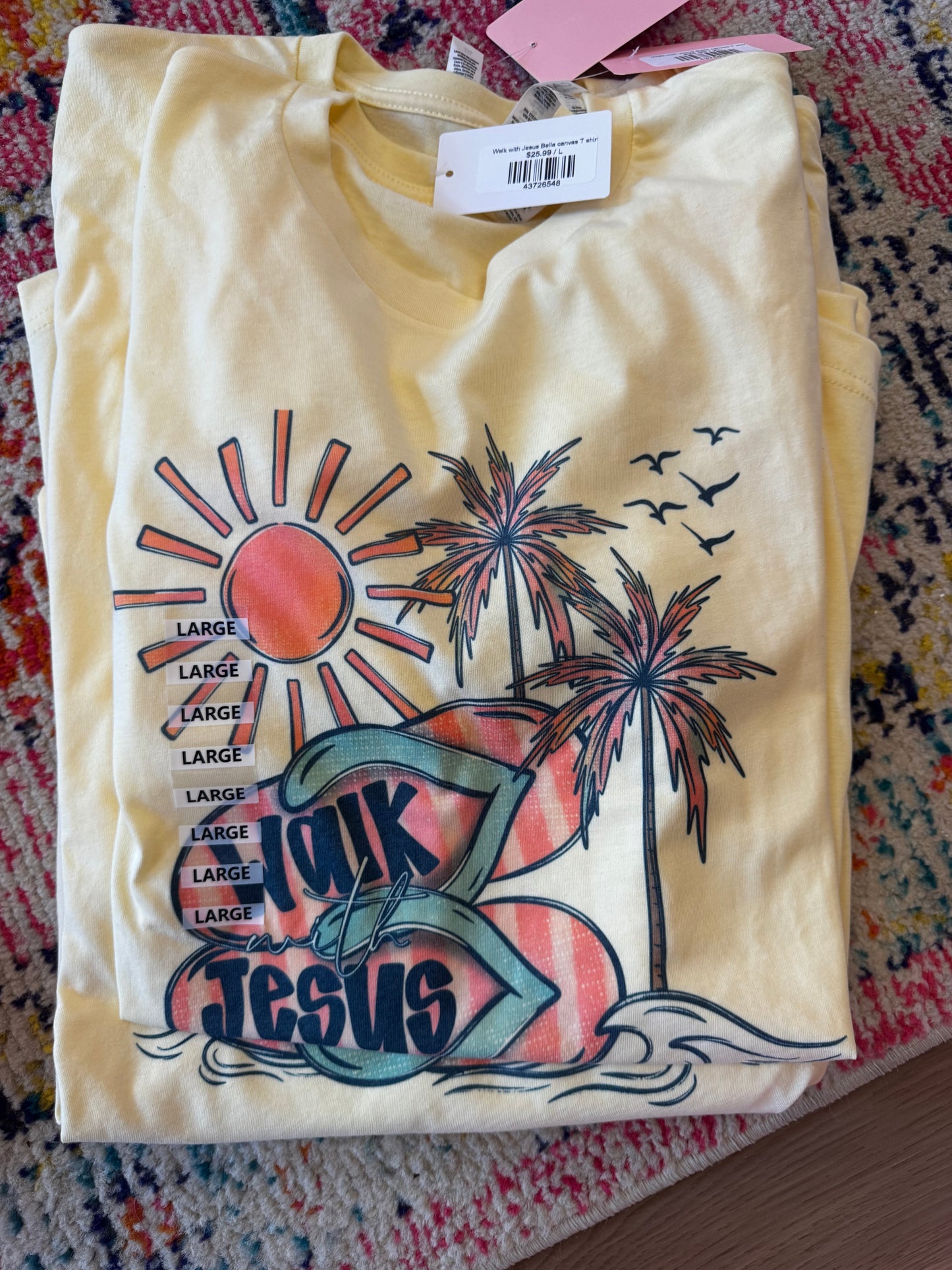 Walk with Jesus Bella Canvas tee SALE | READY TO SHIP | NO COUPON CODES ALLOWED