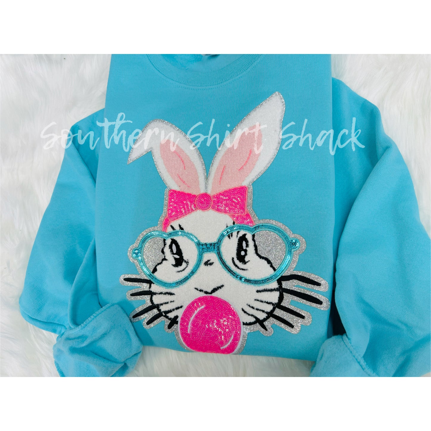 Bubblegum Bunny Patch Sweatshirt