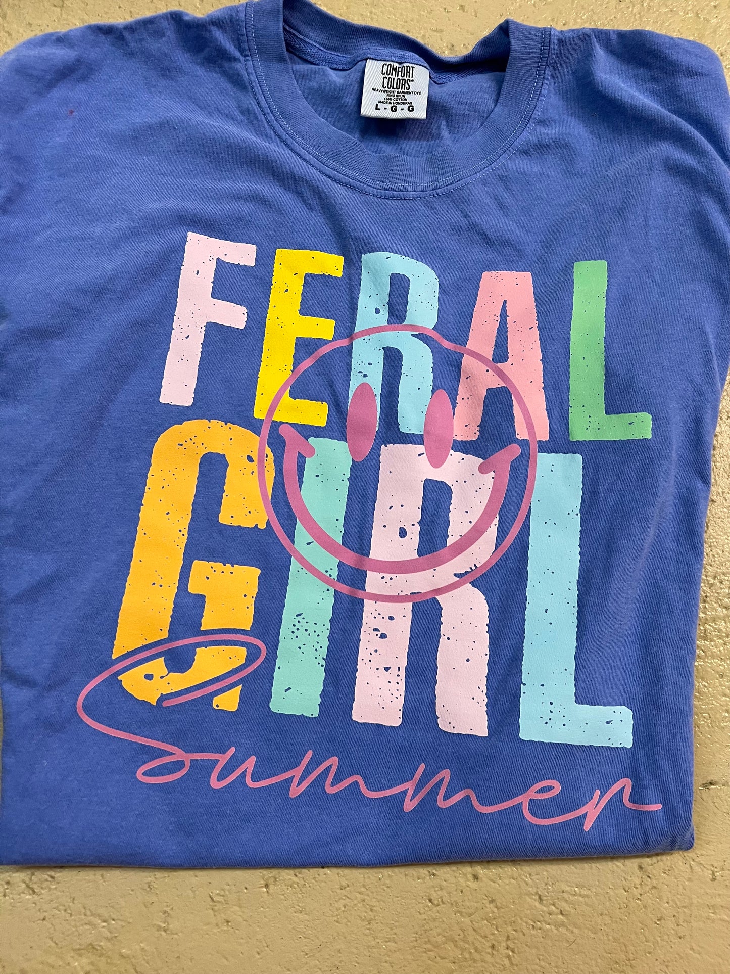 Feral girl summer cc tee - Large