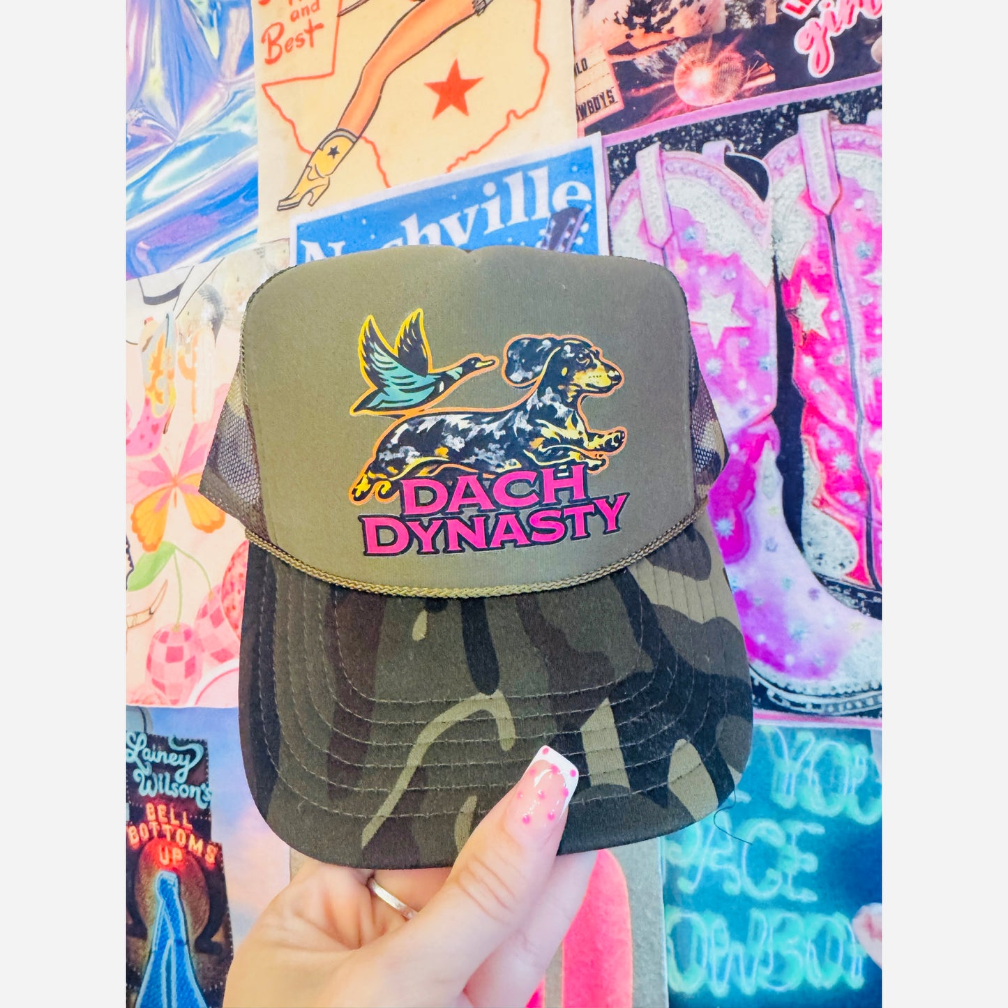 DachDynasty Camo Trucker Hat