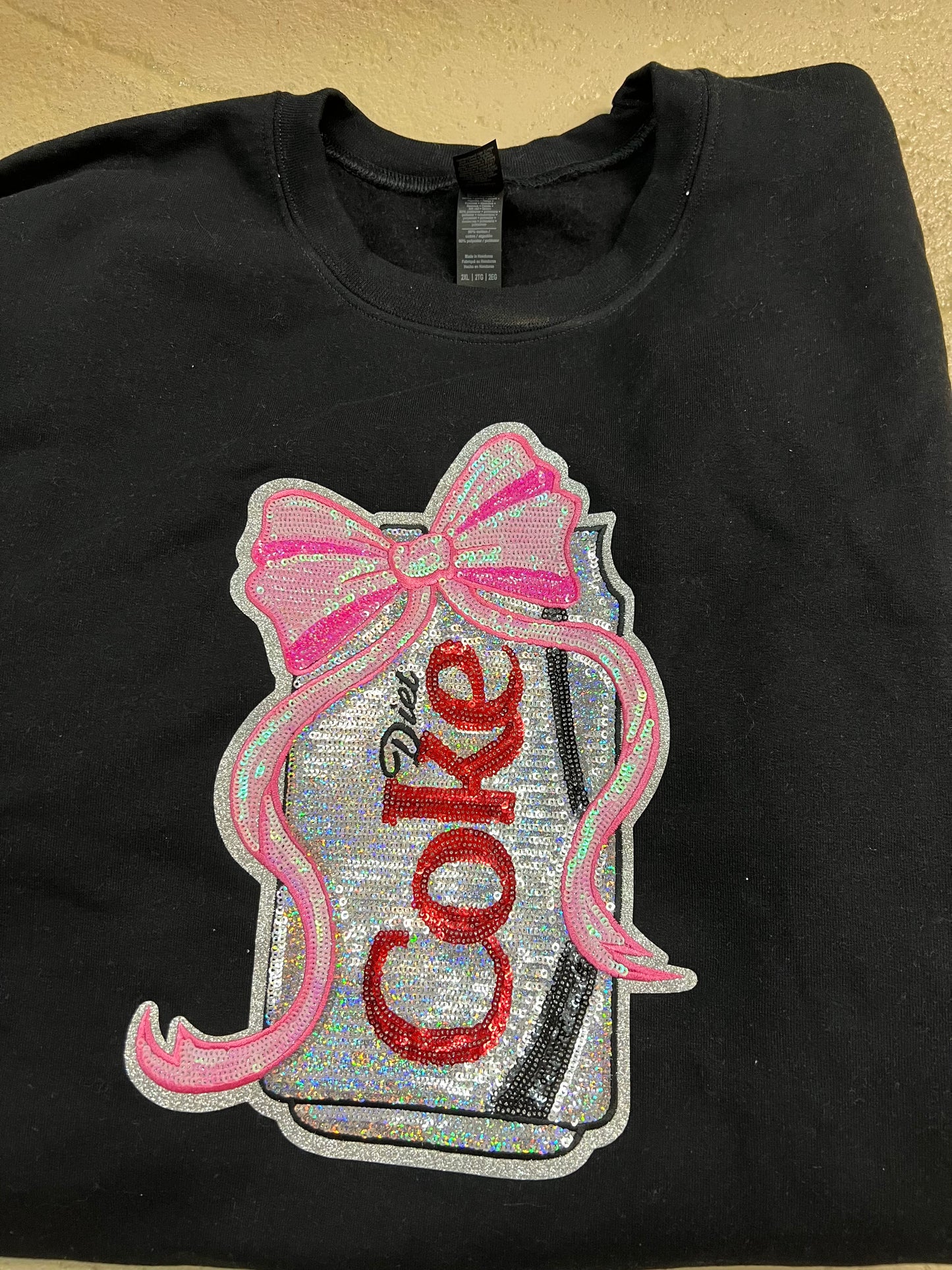 Diet Coke patch sweatshirt - 2XL