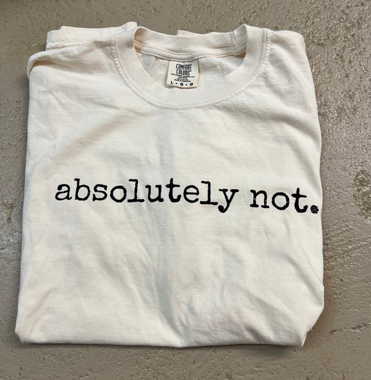 Absolutely not cc tee - Large