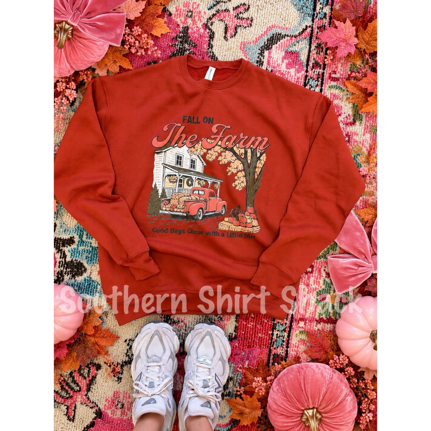 Fall on the Farm Bella Canvas Sweatshirt