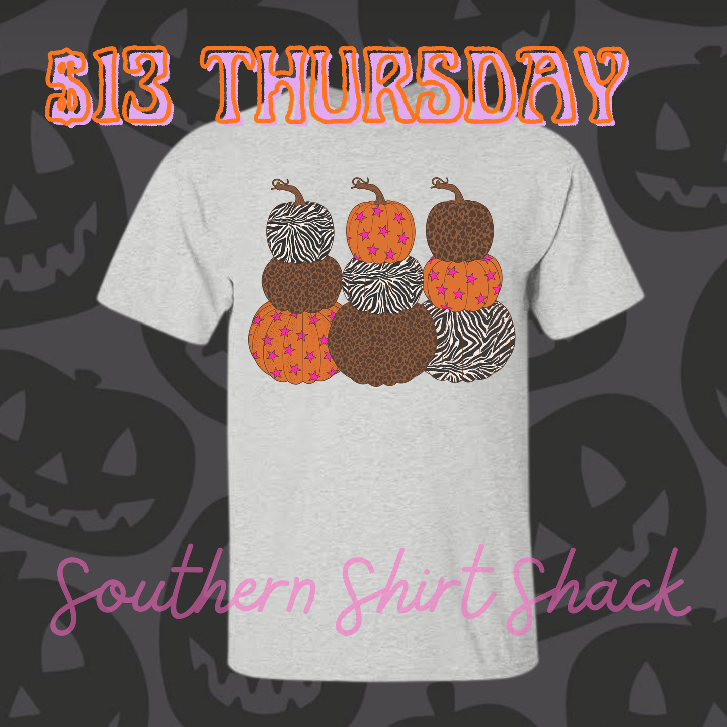 $13 THURSDAY T-Shirt of the Day | Funky Pumpkins | NO COUPON CODES ALLOWED | Gildan Dryblend | YOUTH XS-ADULT