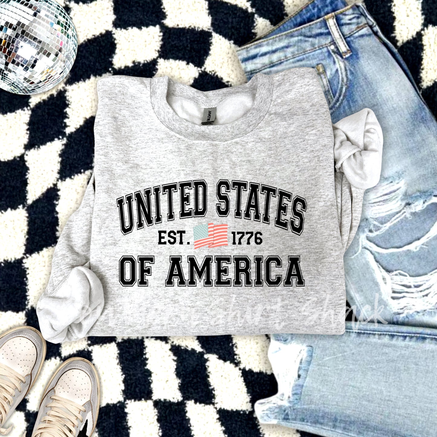 Varsity United States of America | Ash Gray Sweatshirt