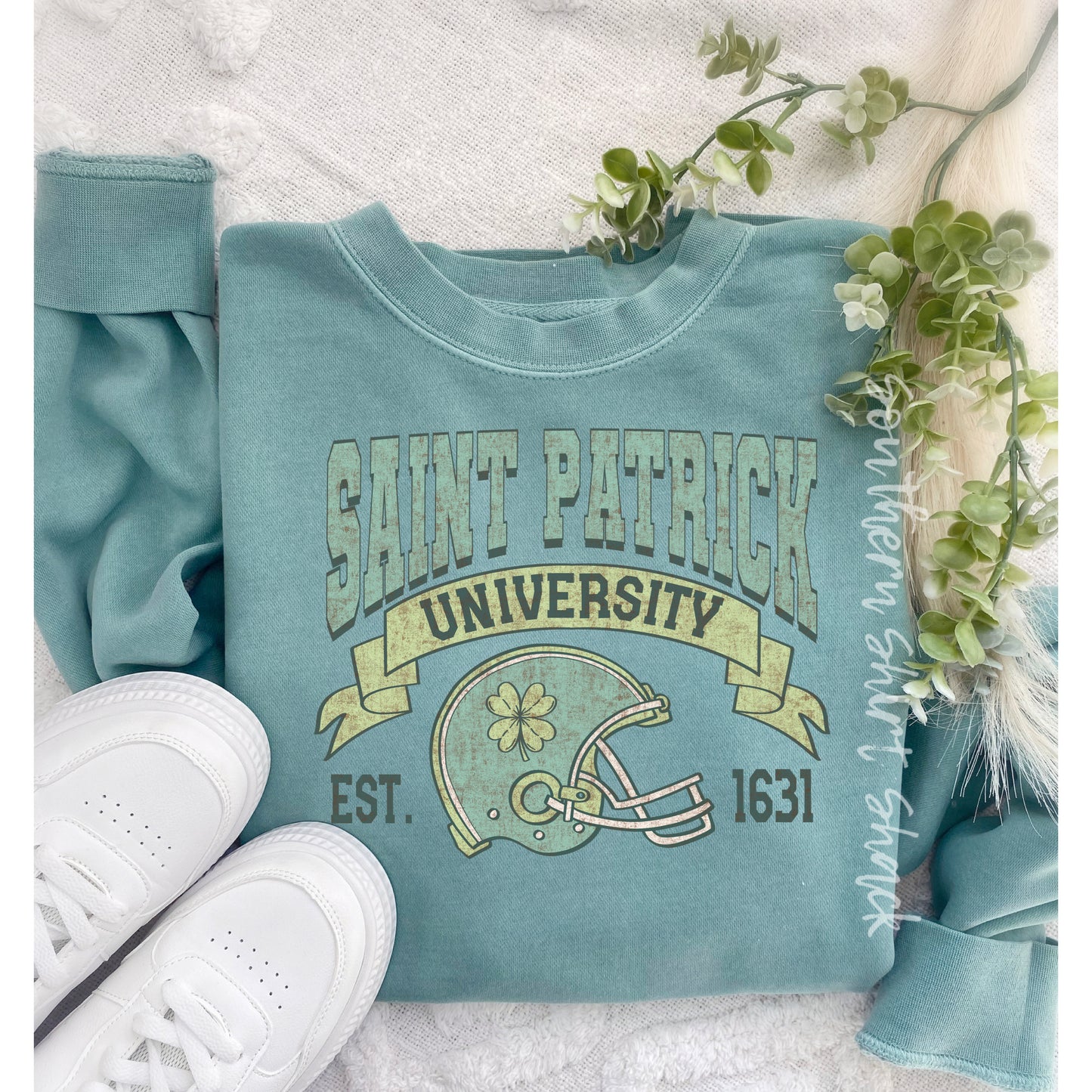 Saint Patrick University Mineral Wash Sweatshirt